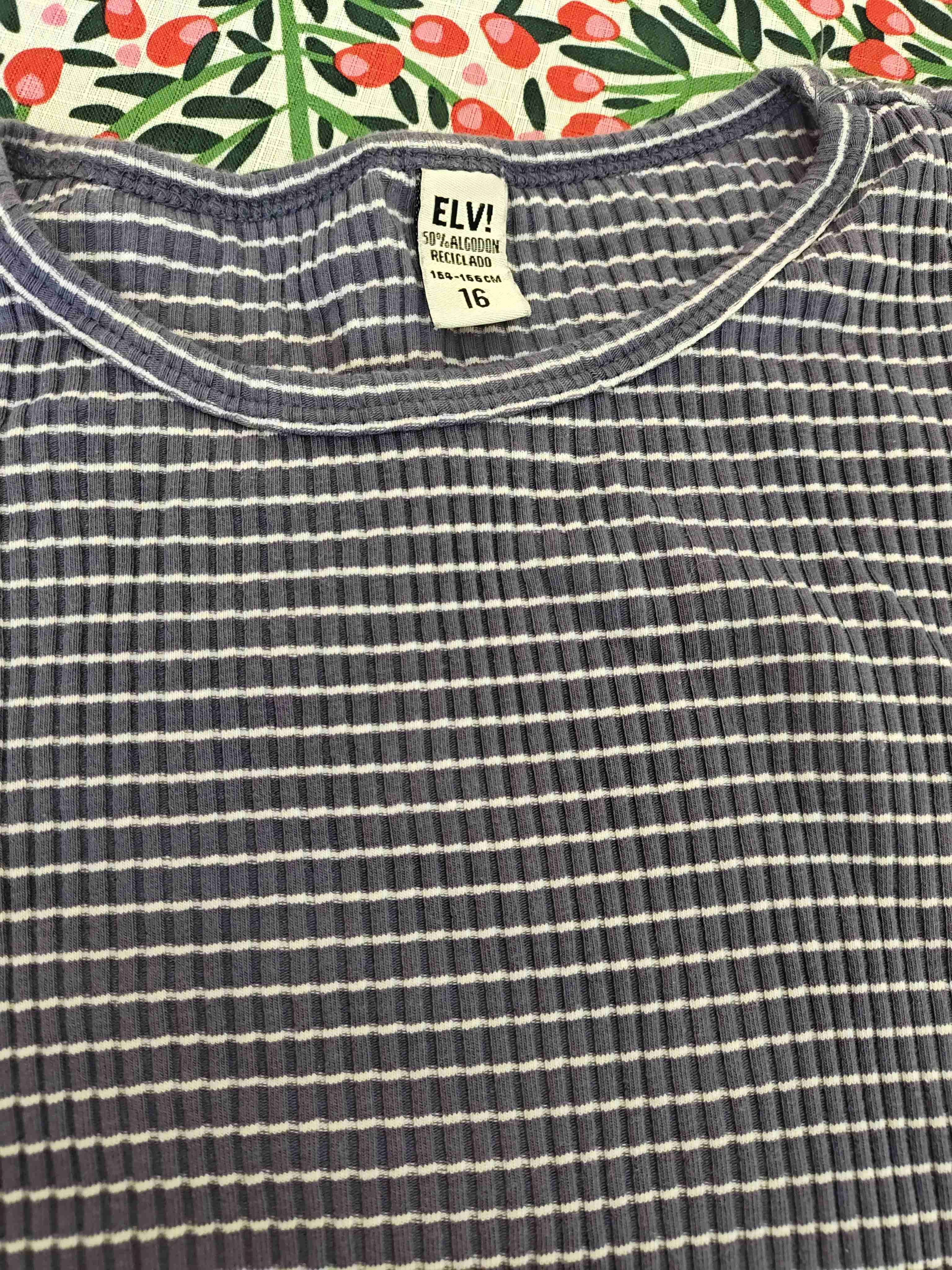 Polera de rayas moradas (Talla 16) - miniatura 2
