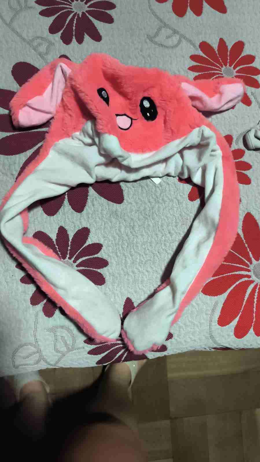 Gorro orejas rosado divertido