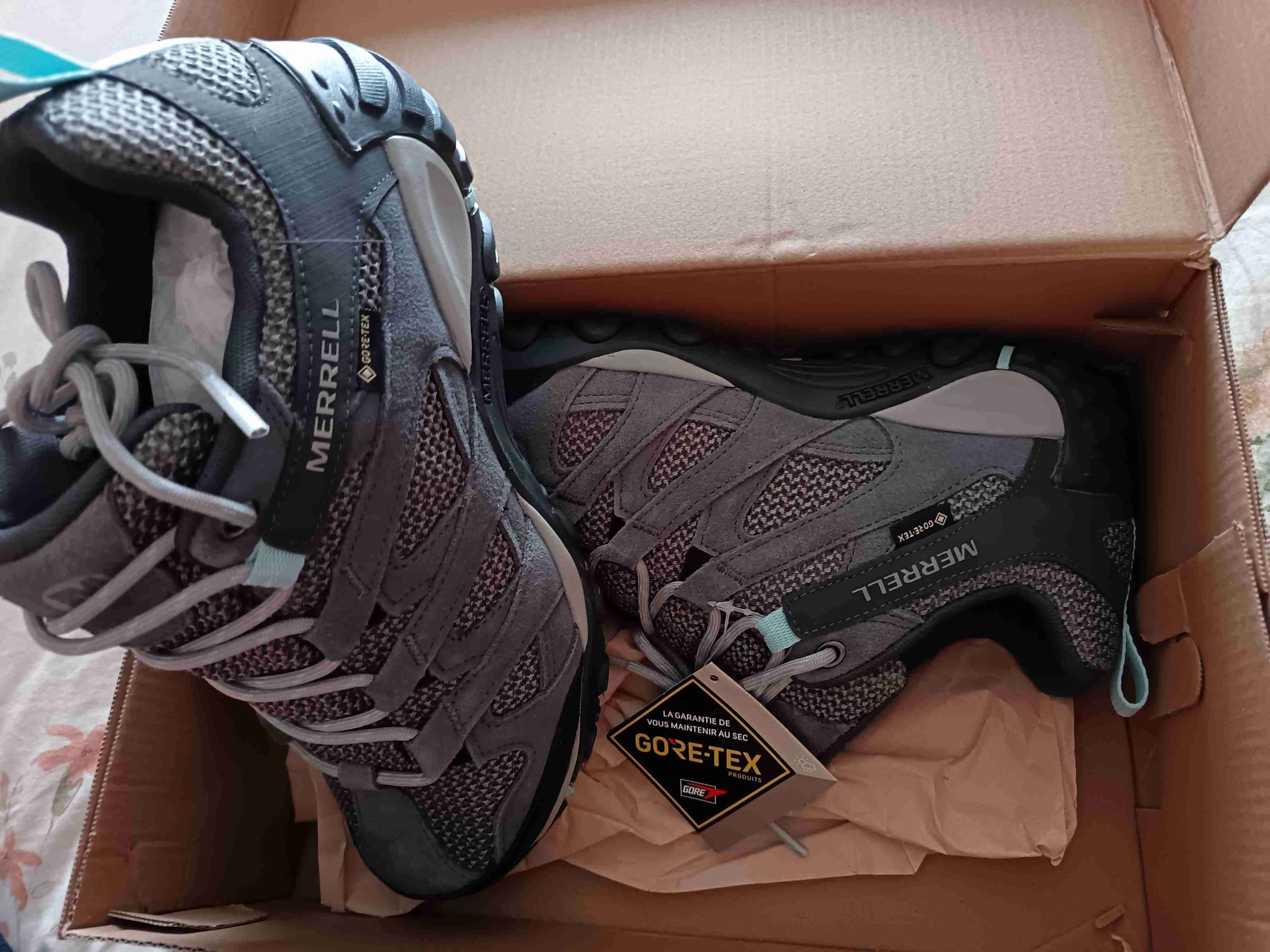 Zapatillas Merrell Gore-Tex gris - miniatura 1