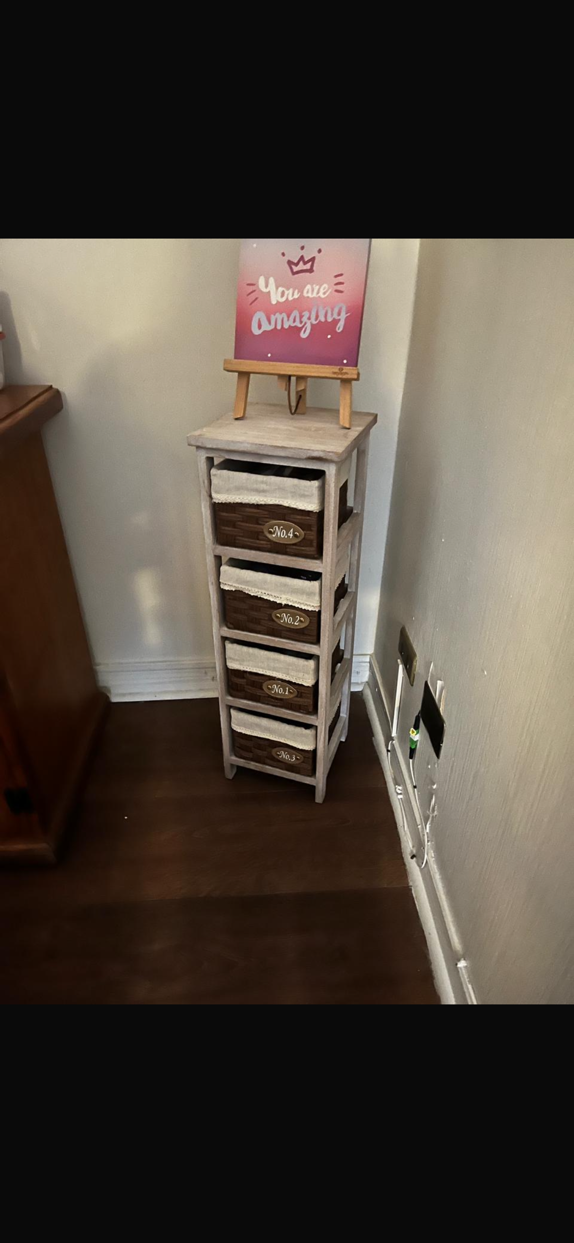Mueble organizador con cajones