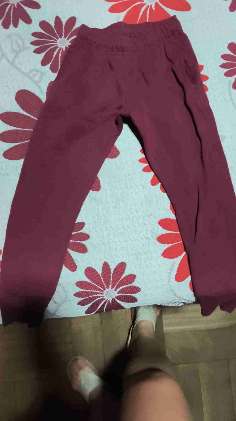Pantalones burdeos infantil