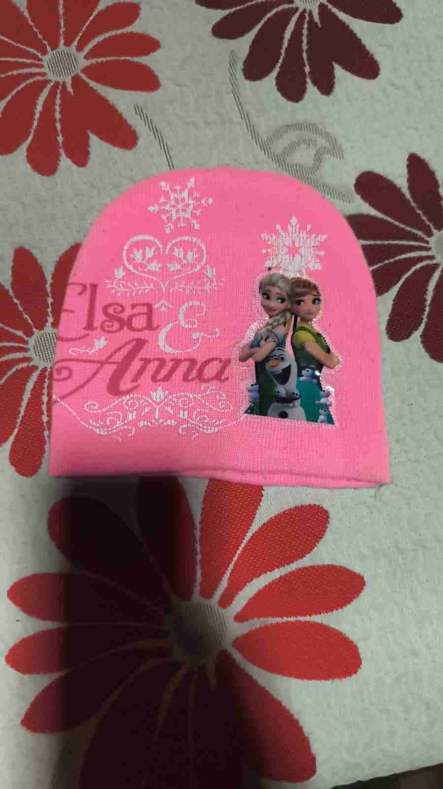 Gorro infantil Frozen rosa