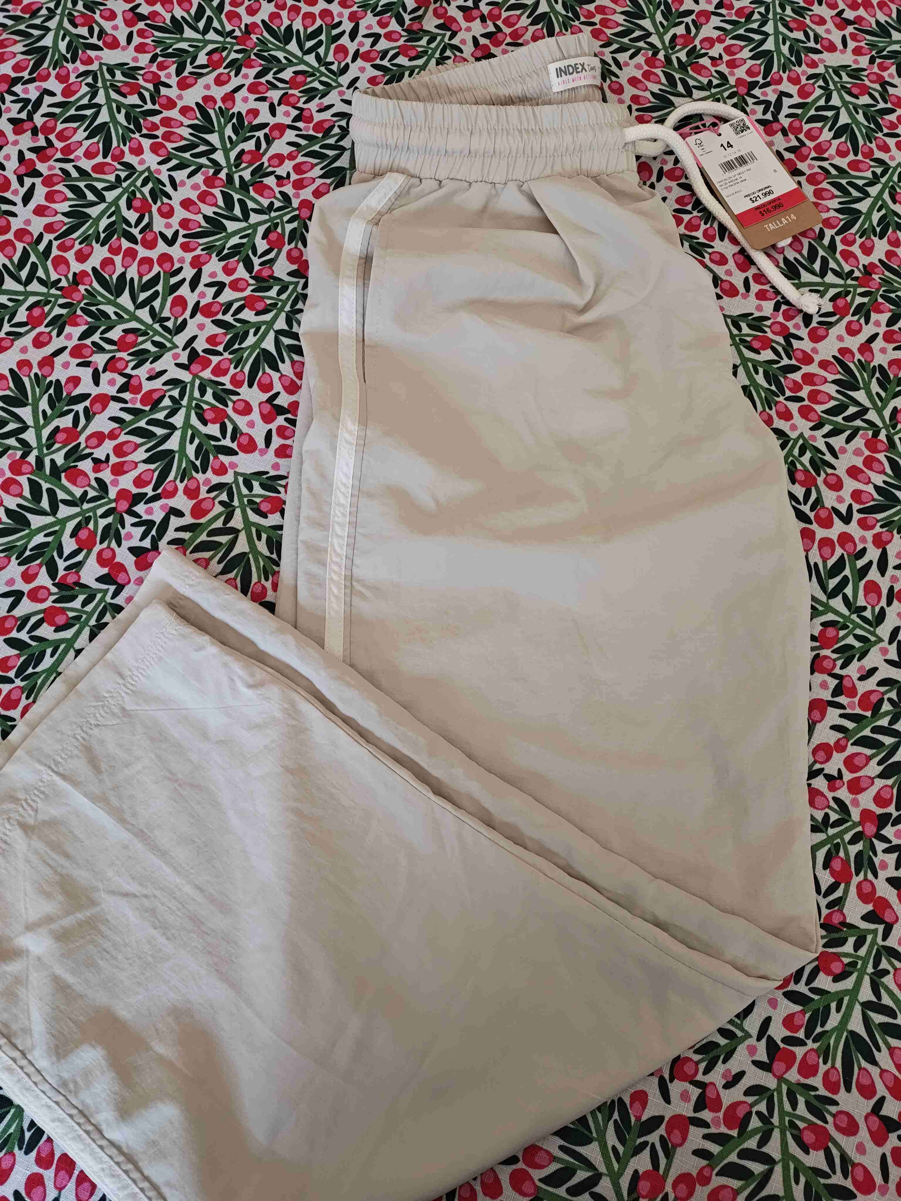 Pantalones beige casual - miniatura 2