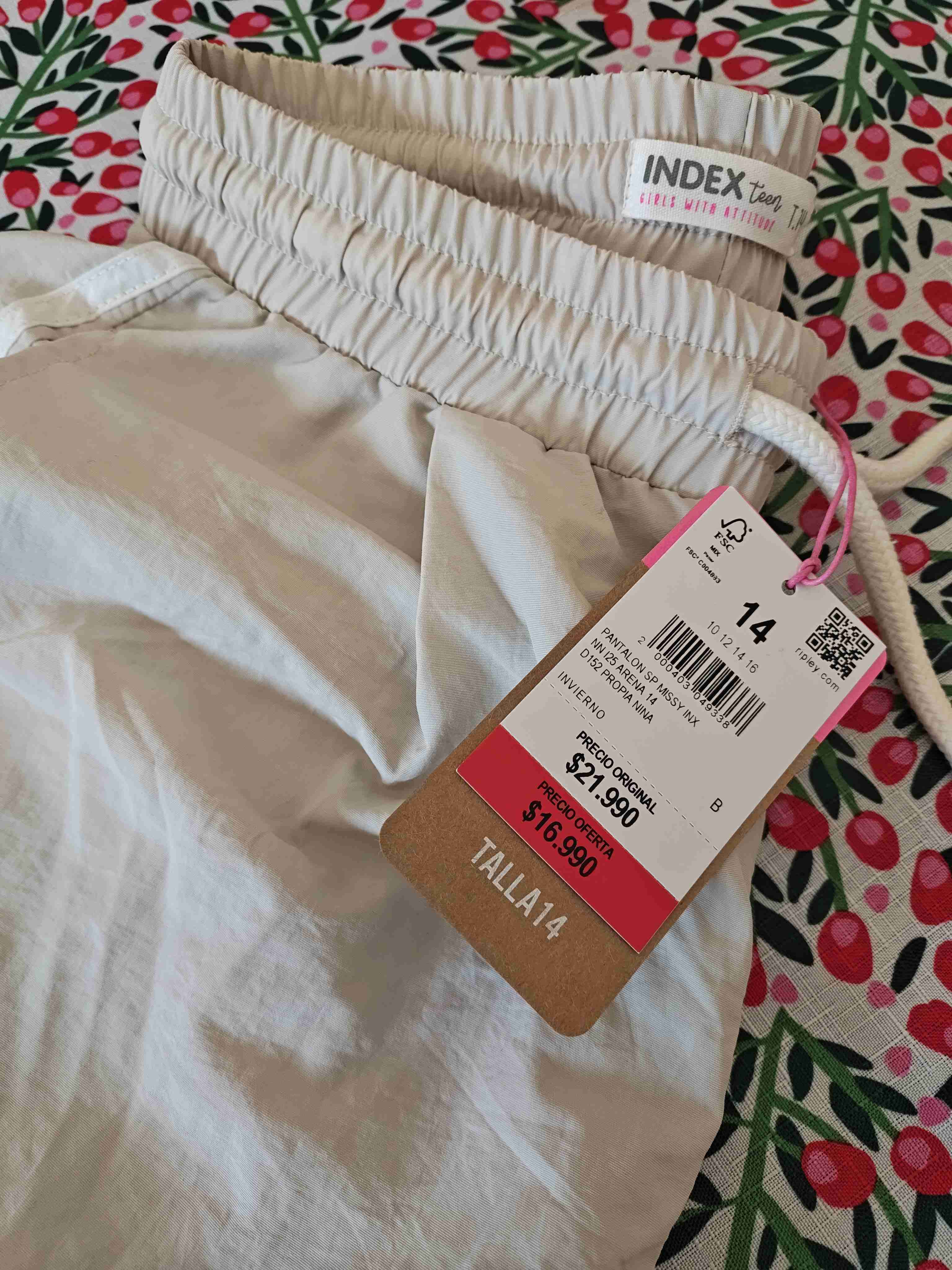 Pantalones beige casual - miniatura 3