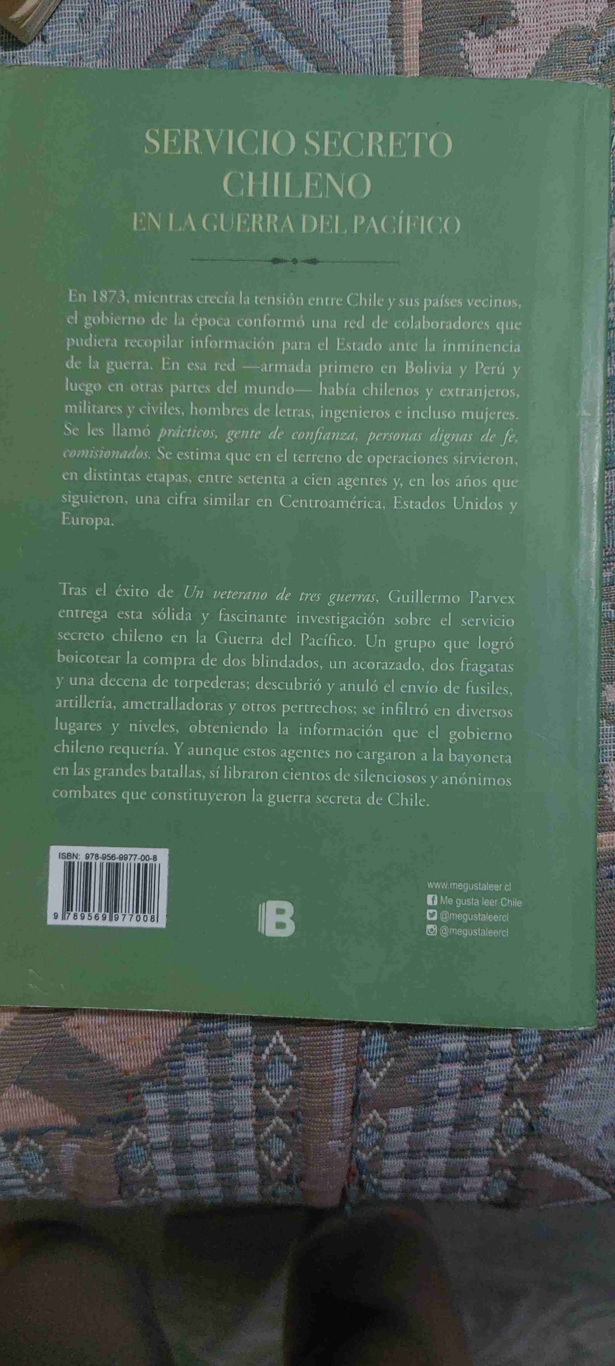 Libro Servicio Secreto Chileno - miniatura 2