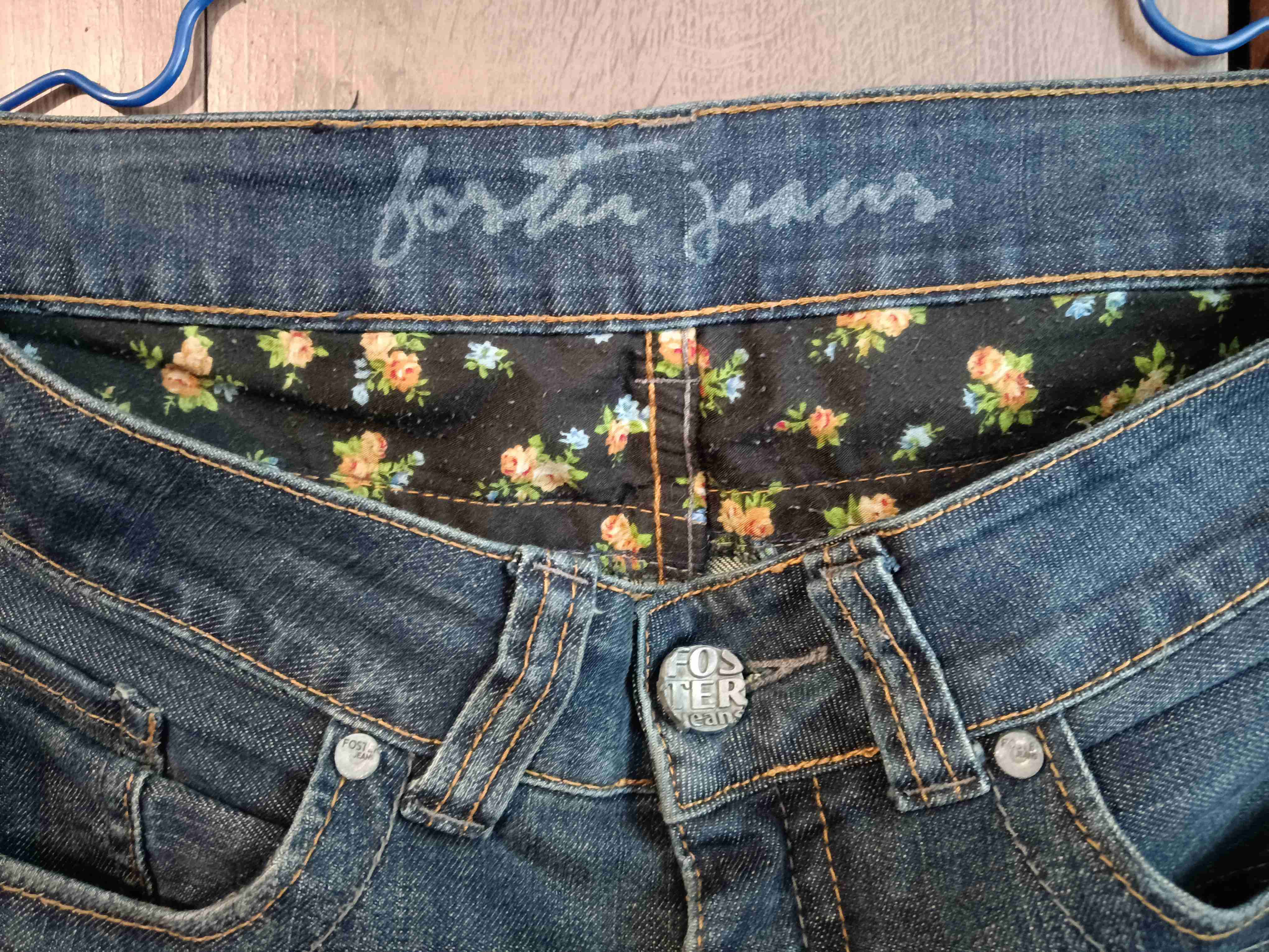 Jeans desgastados azul clásicos - miniatura 2