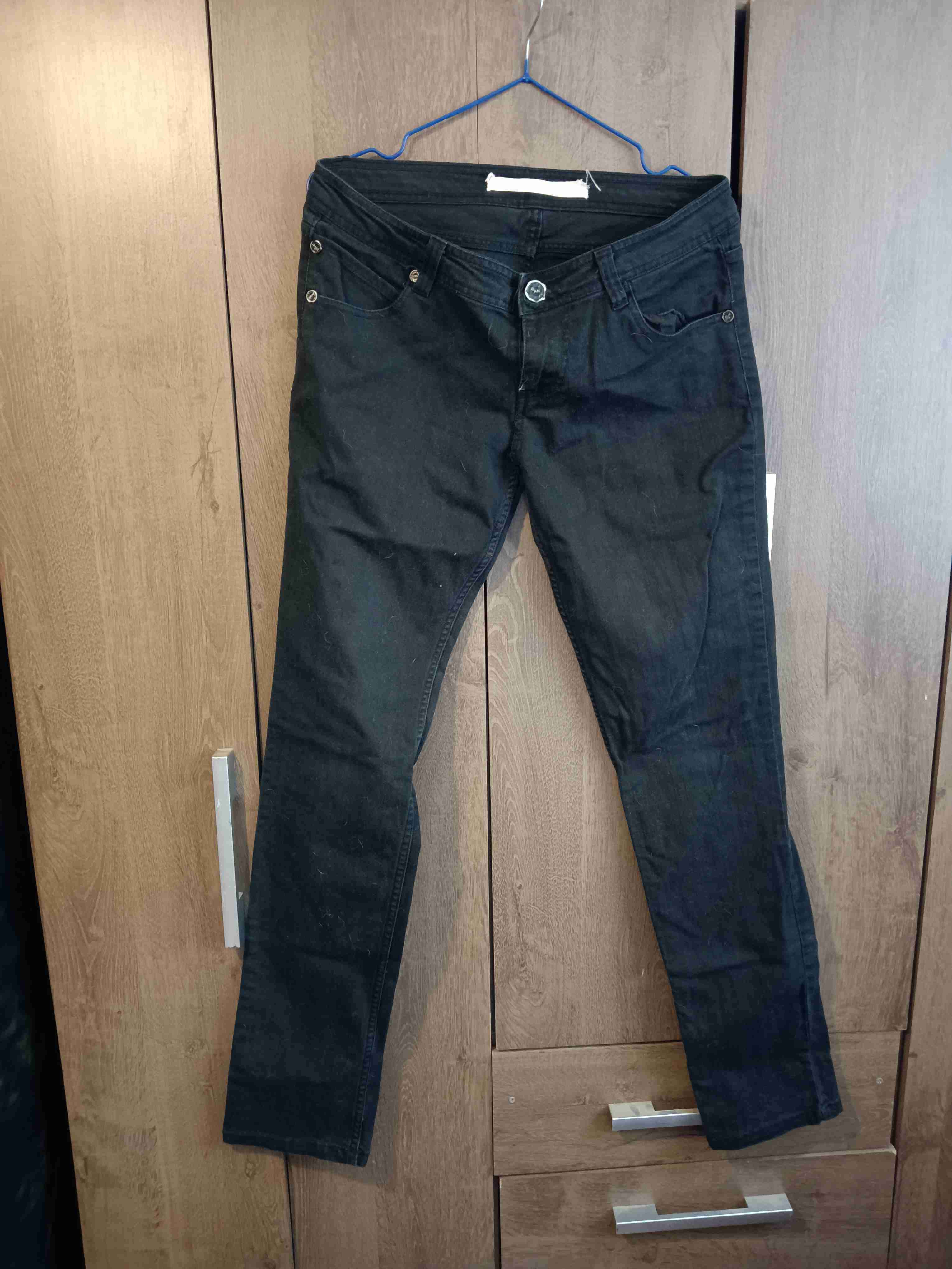 Pantalones negros de mezclilla - miniatura 1