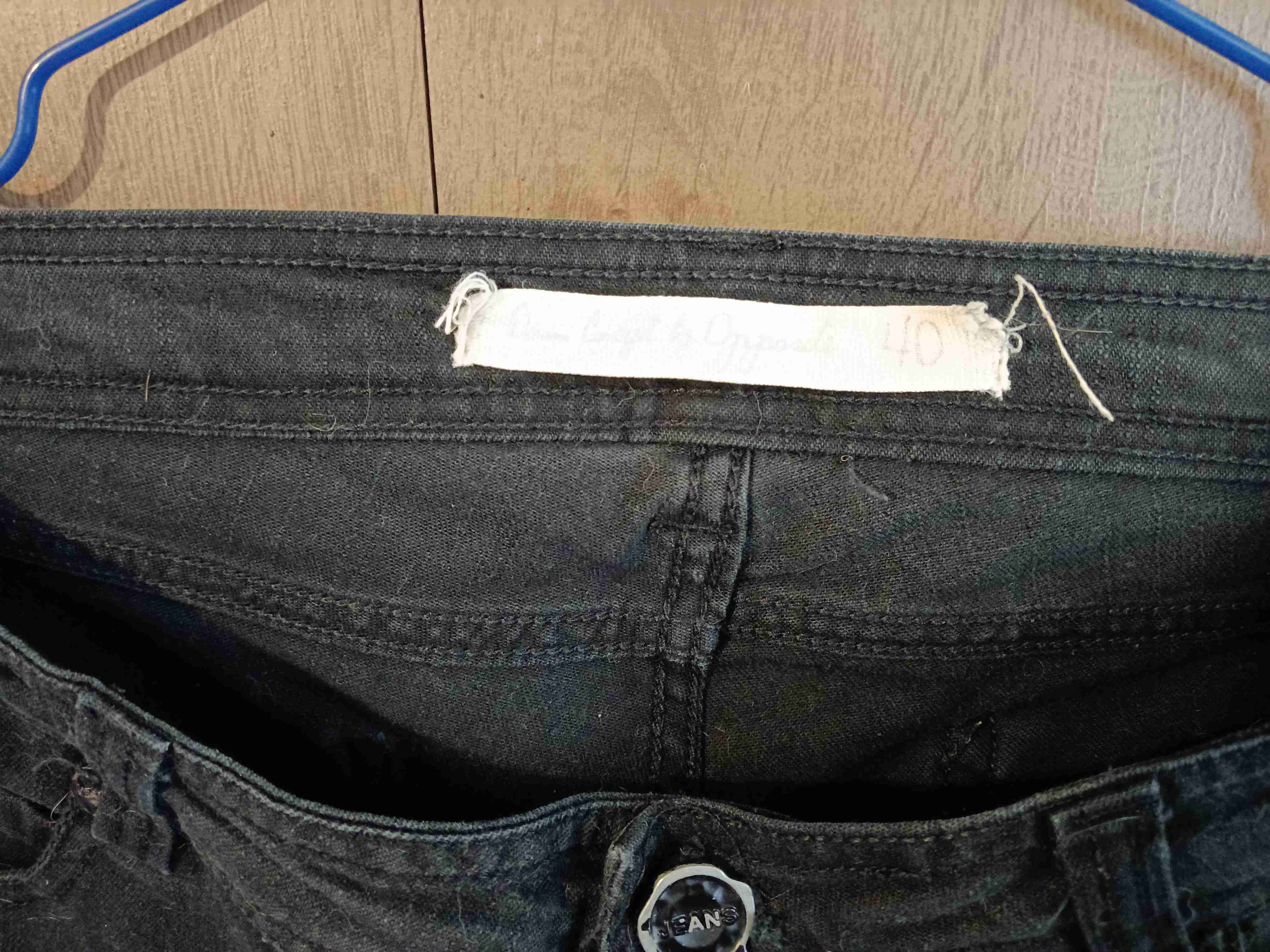Pantalones negros de mezclilla - miniatura 3