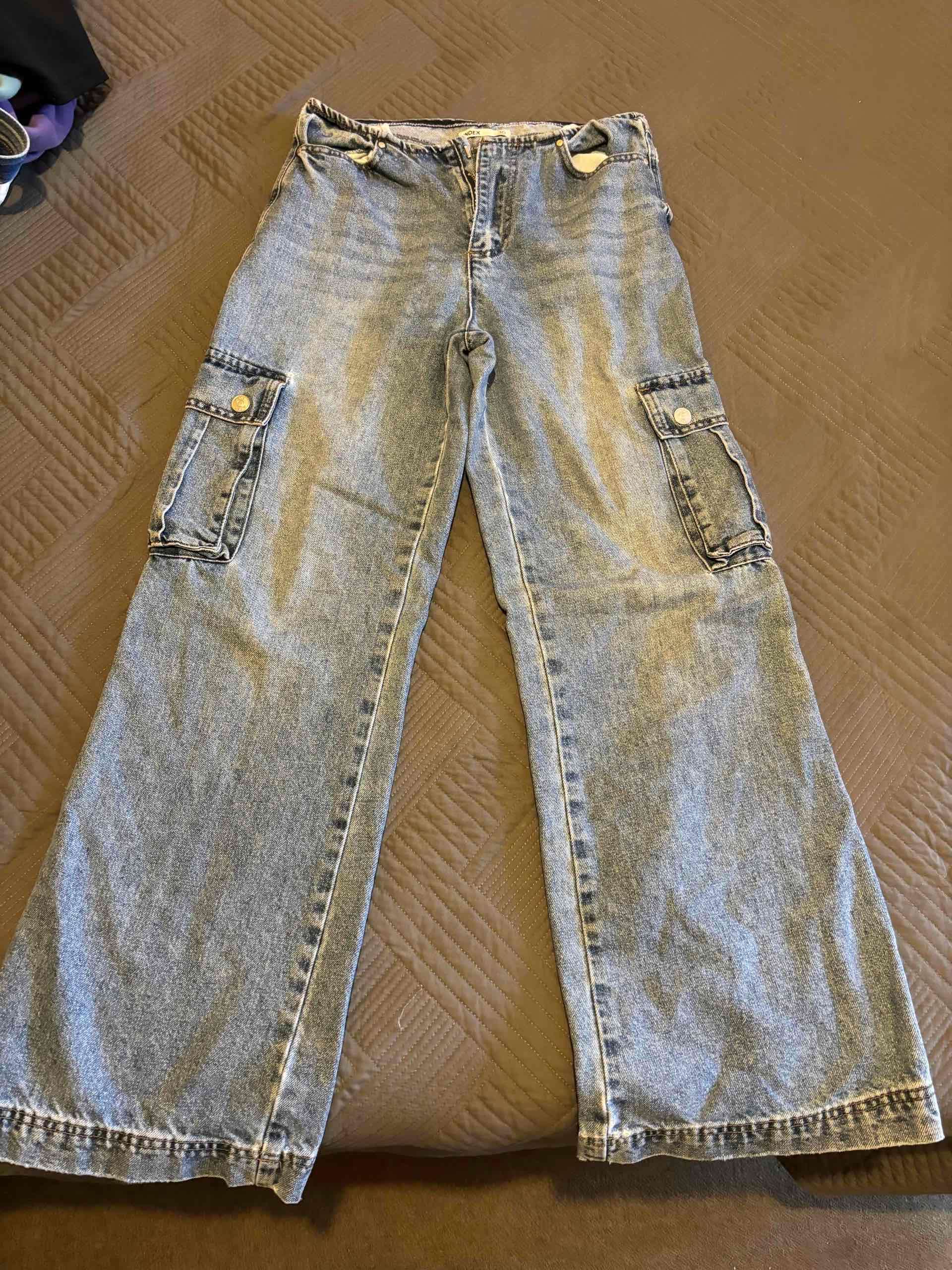 Jeans cargo azules