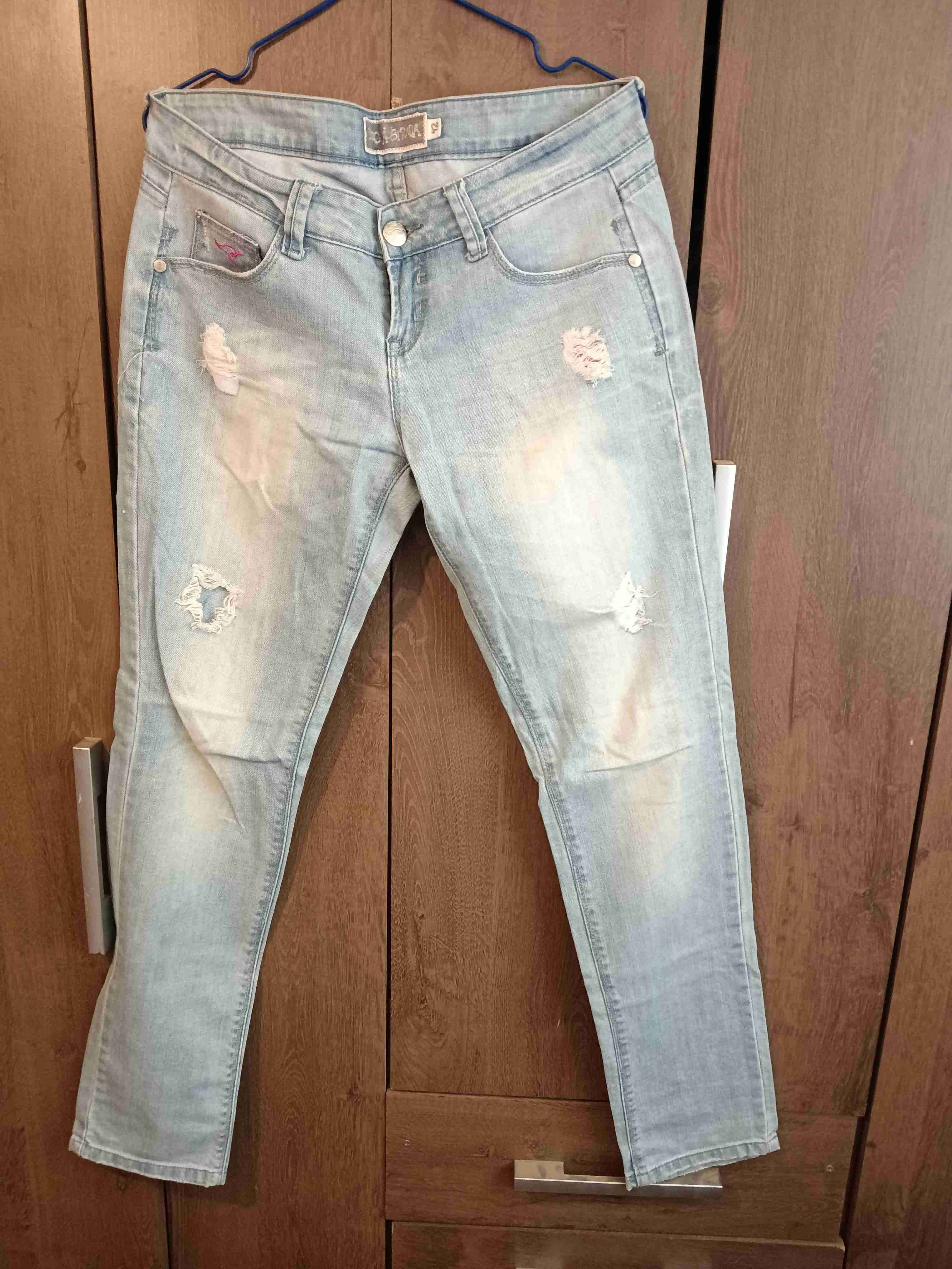 Jeans celestes desgastados - miniatura 1