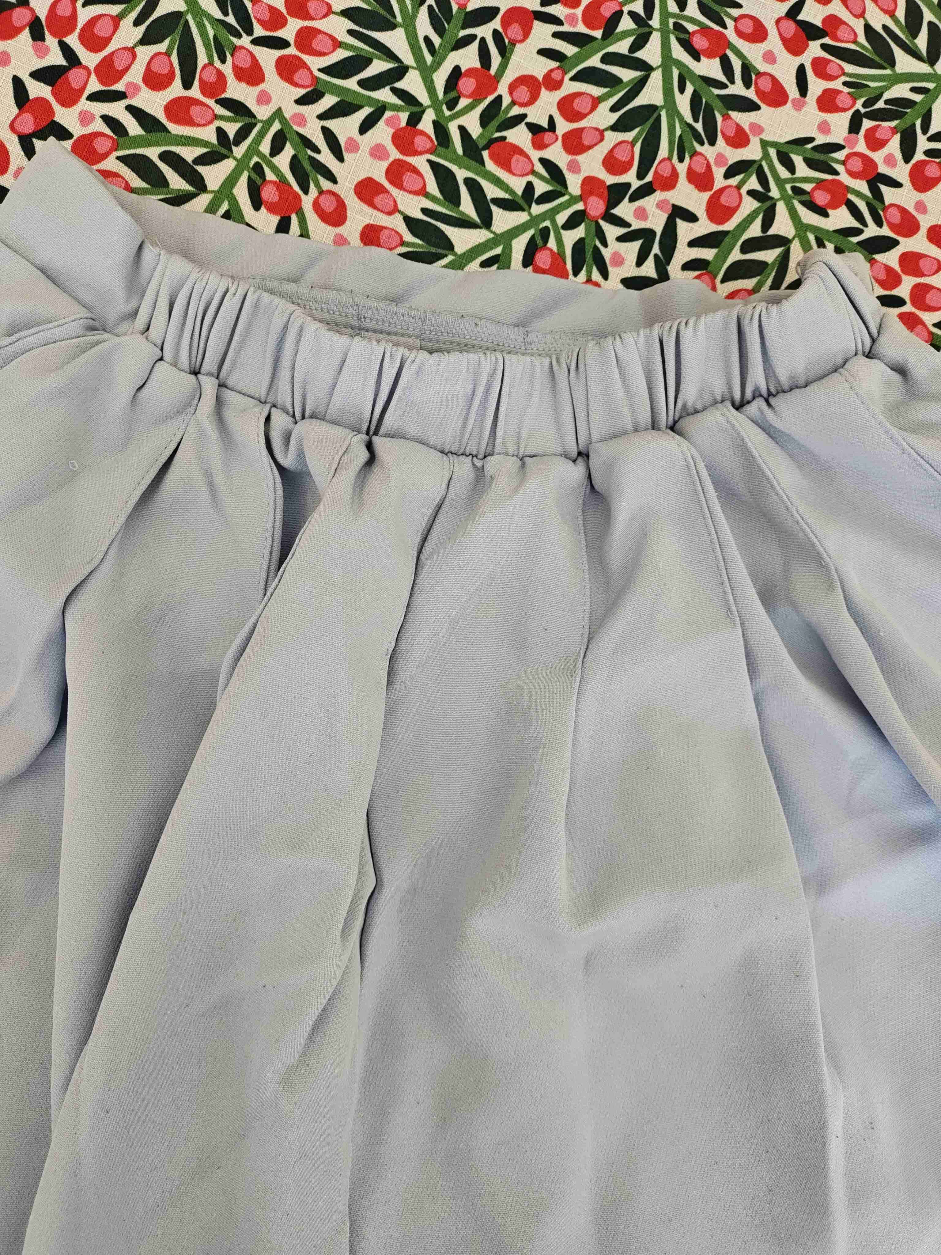 Falda plisada color azul claro (talla 11/12) - miniatura 4