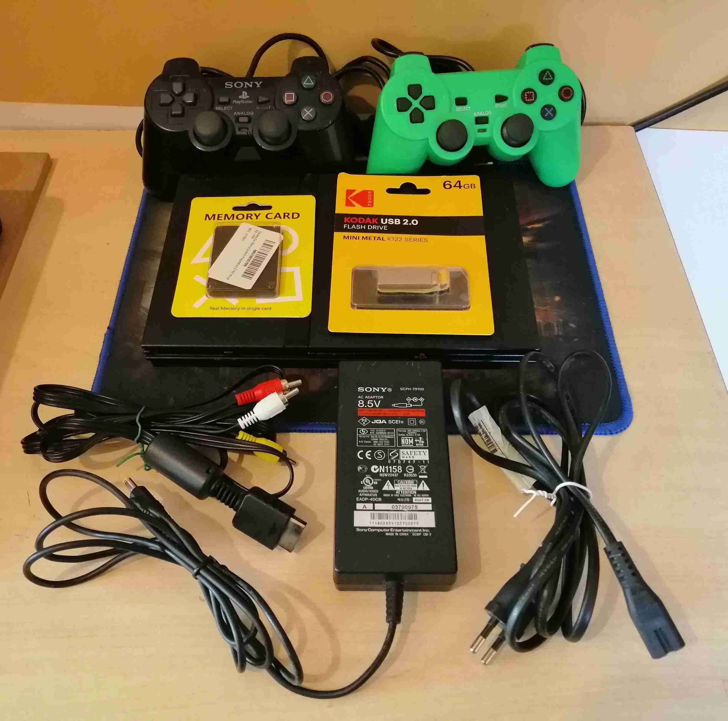 Consola PS2 Slim/PlayStation 2 + Juegos - miniatura 1