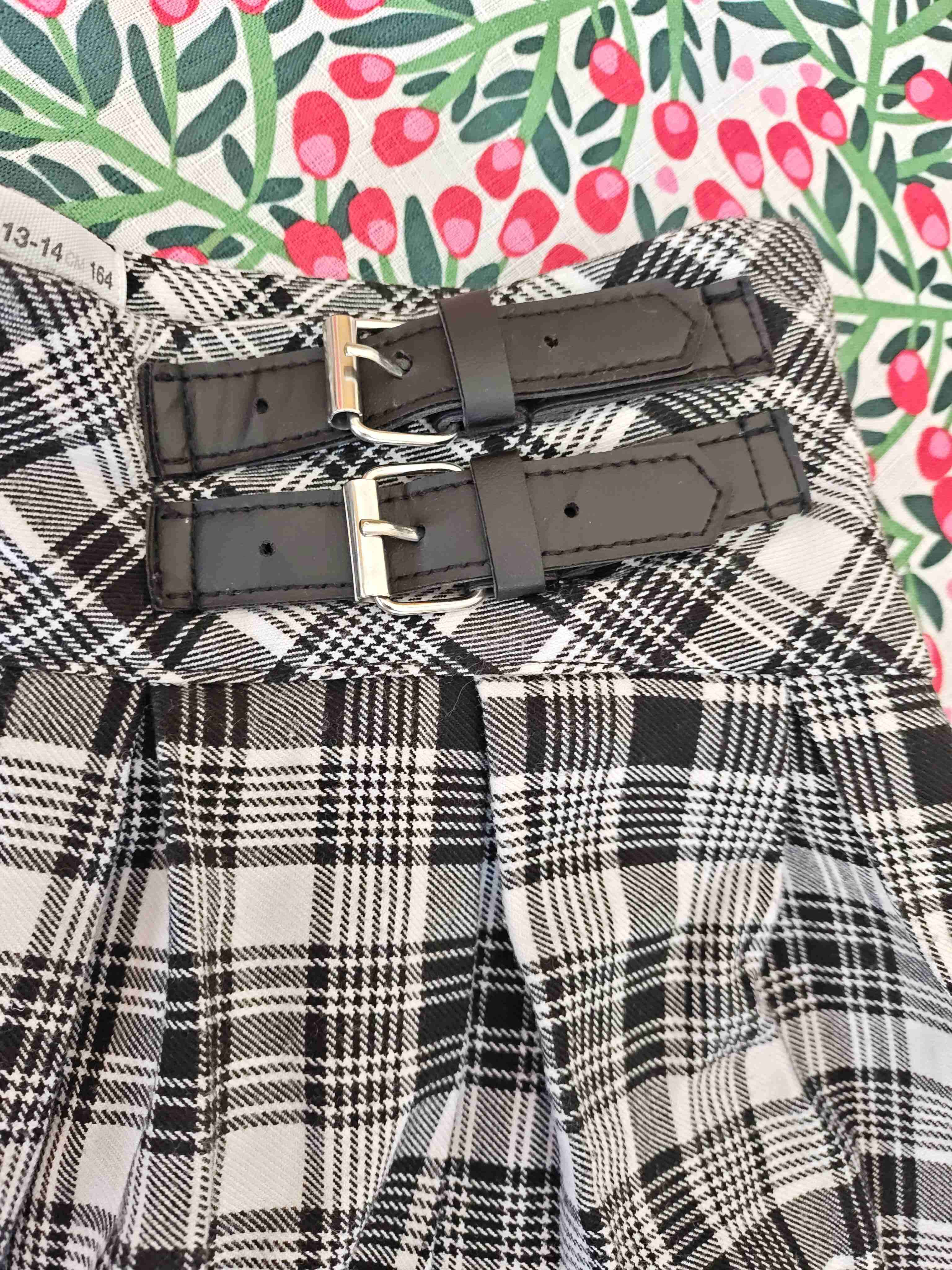 Falda corta a cuadros (Talla 13/14) - miniatura 2