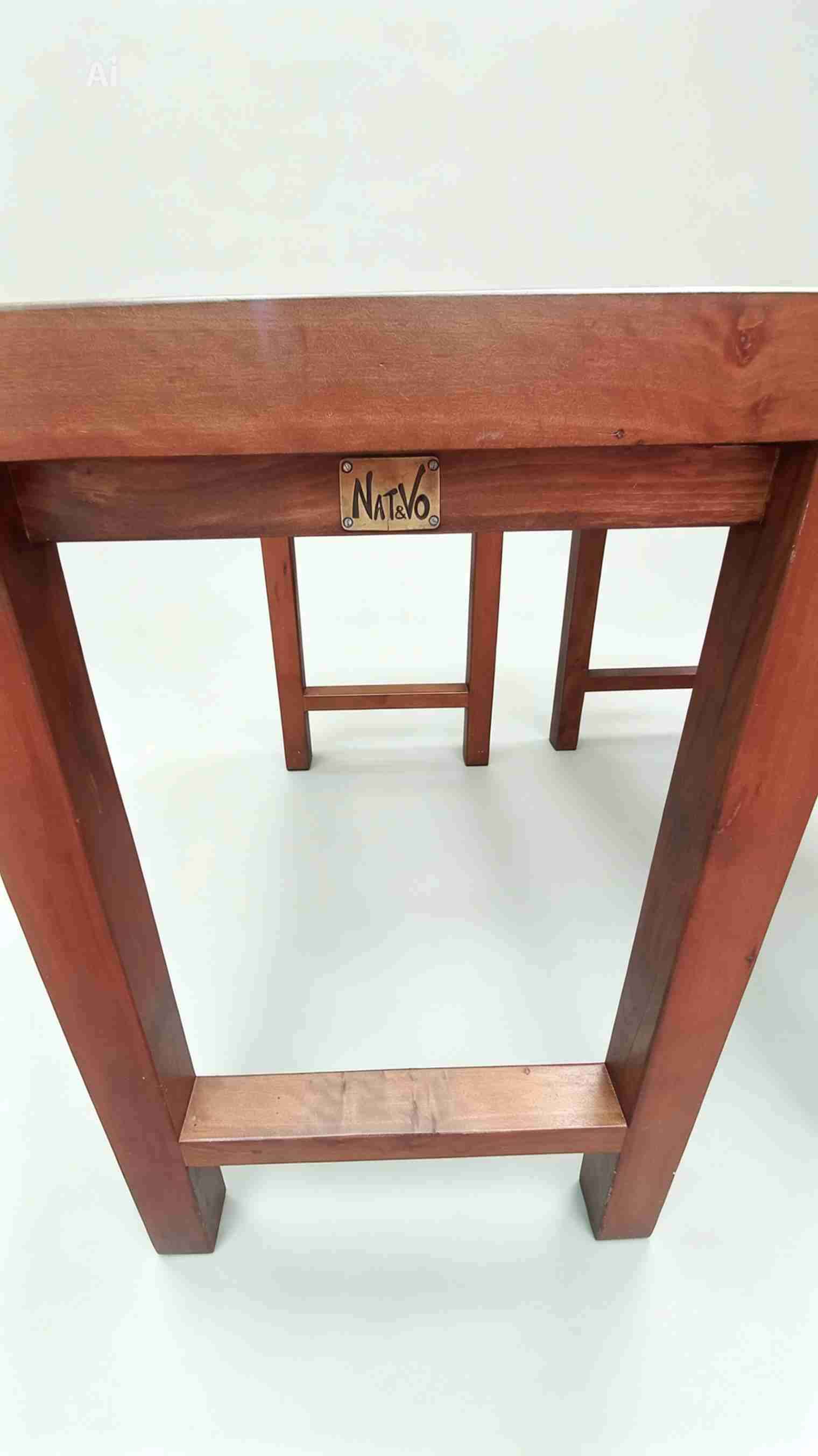 Mesa de madera y vidrio - miniatura 4