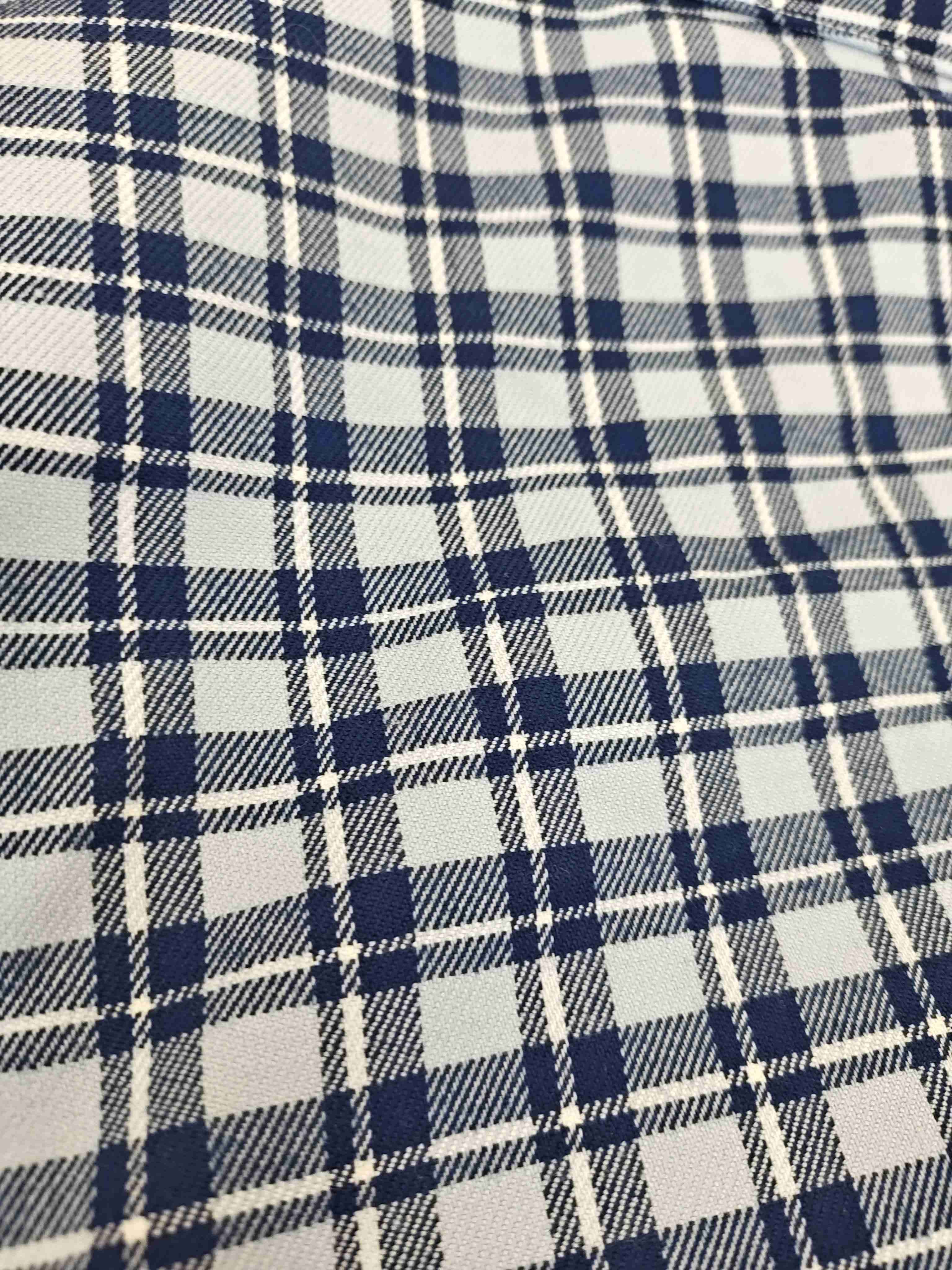 Falda de cuadros azul y blanco (Talla 13/14) - miniatura 4