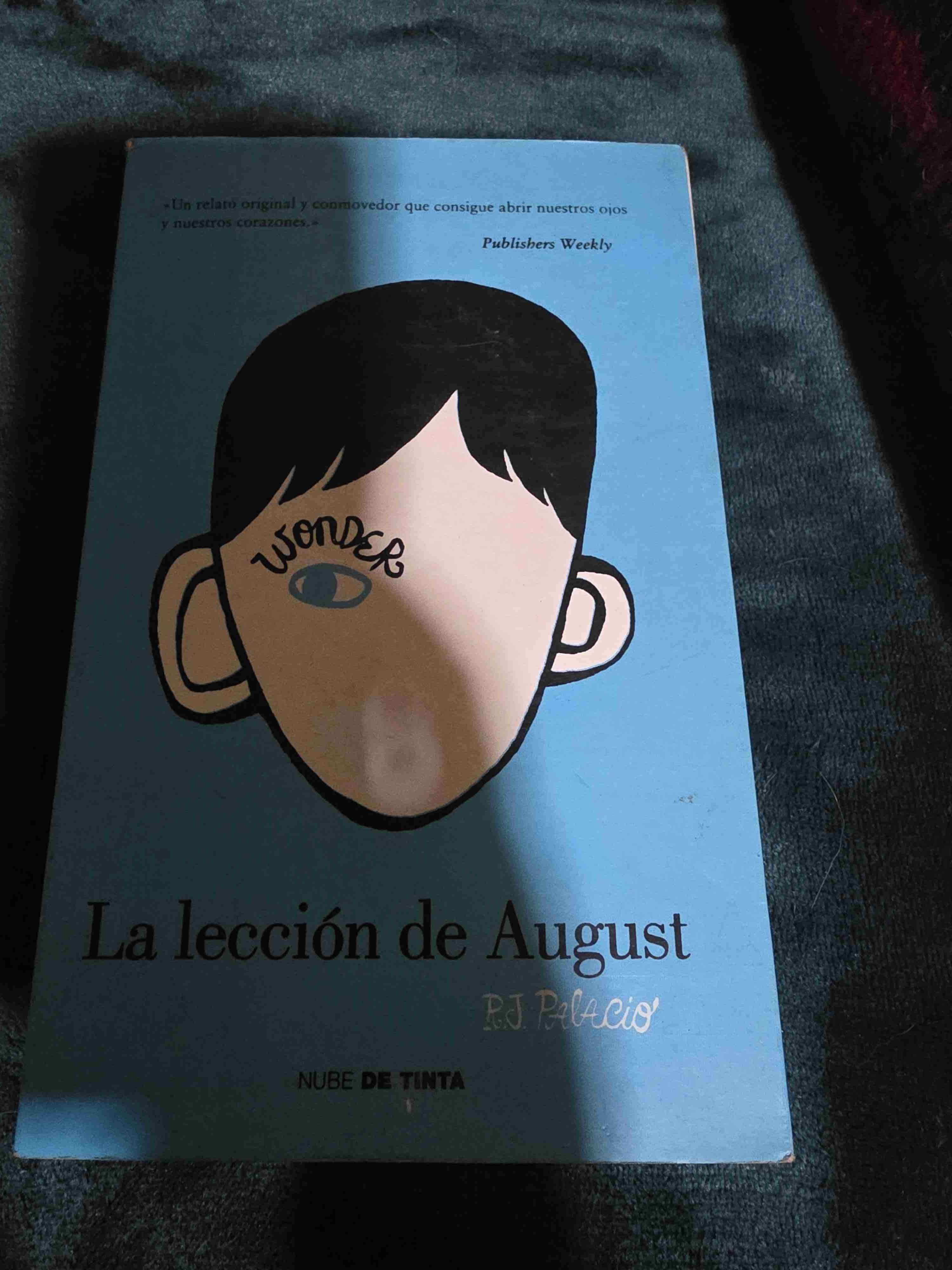 Libro 'La lección de August'