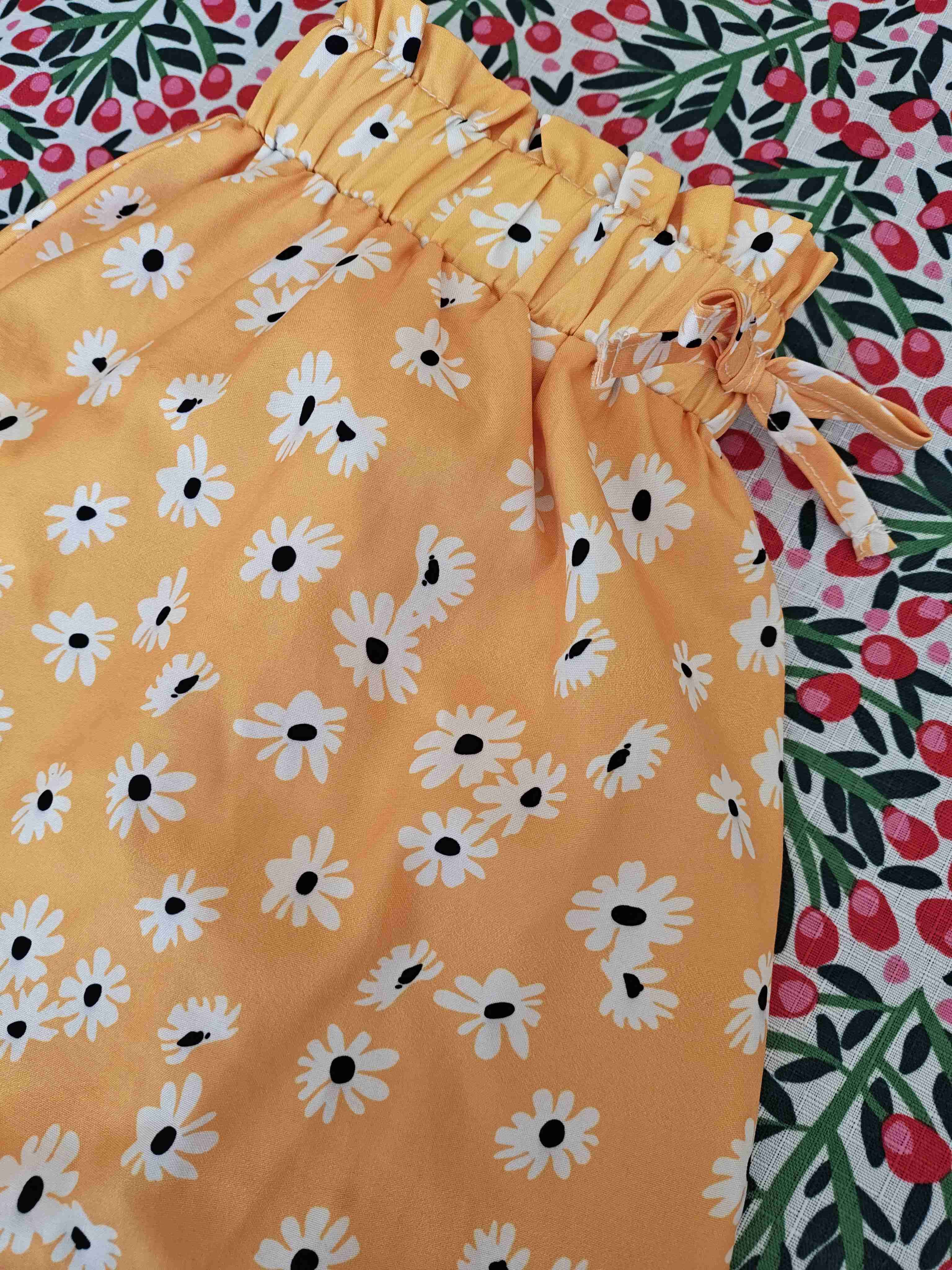 Falda amarillo con margaritas (talla 11/12) - miniatura 3
