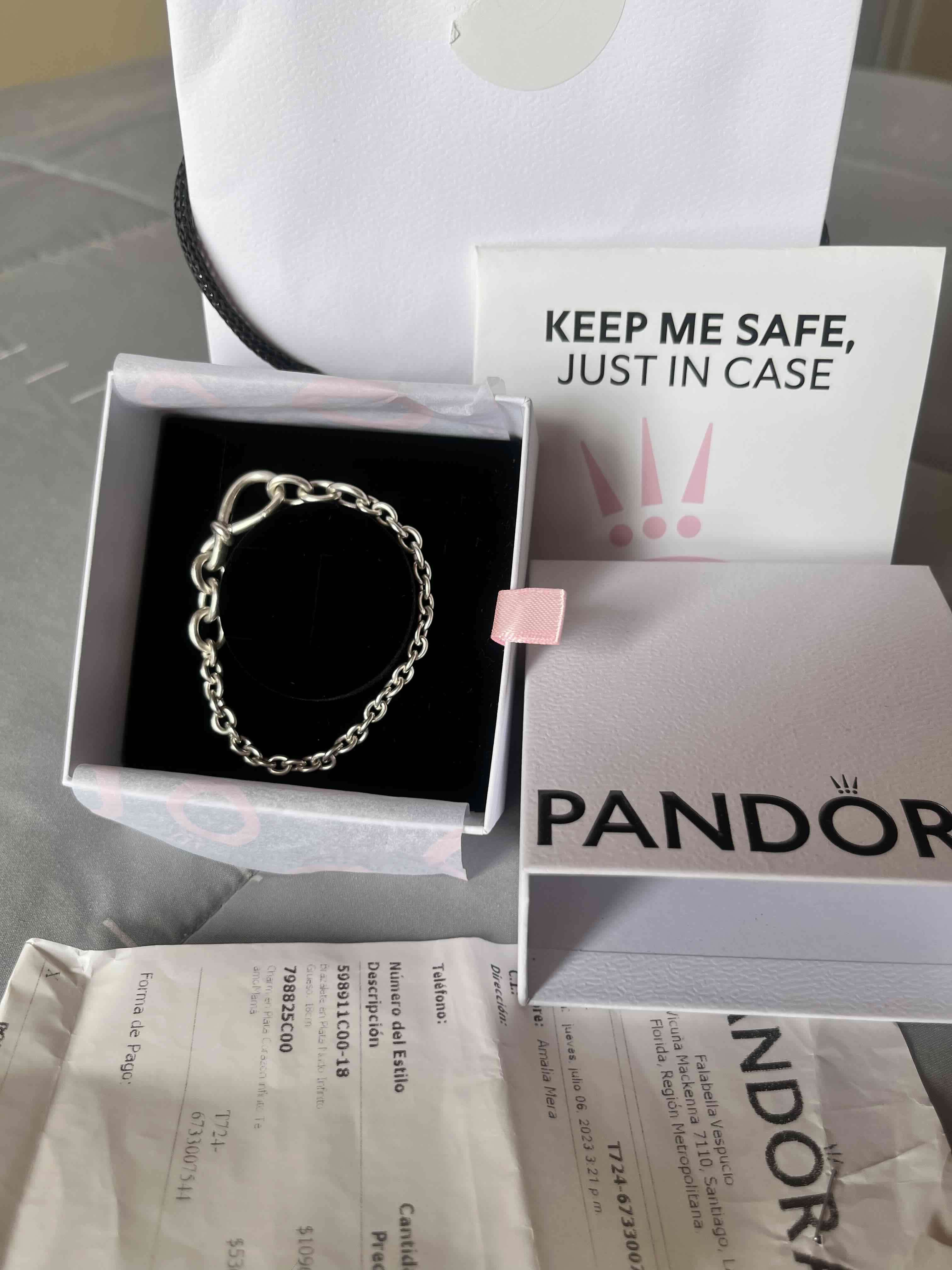 Pulsera de plata Pandora talla 18 - miniatura 3