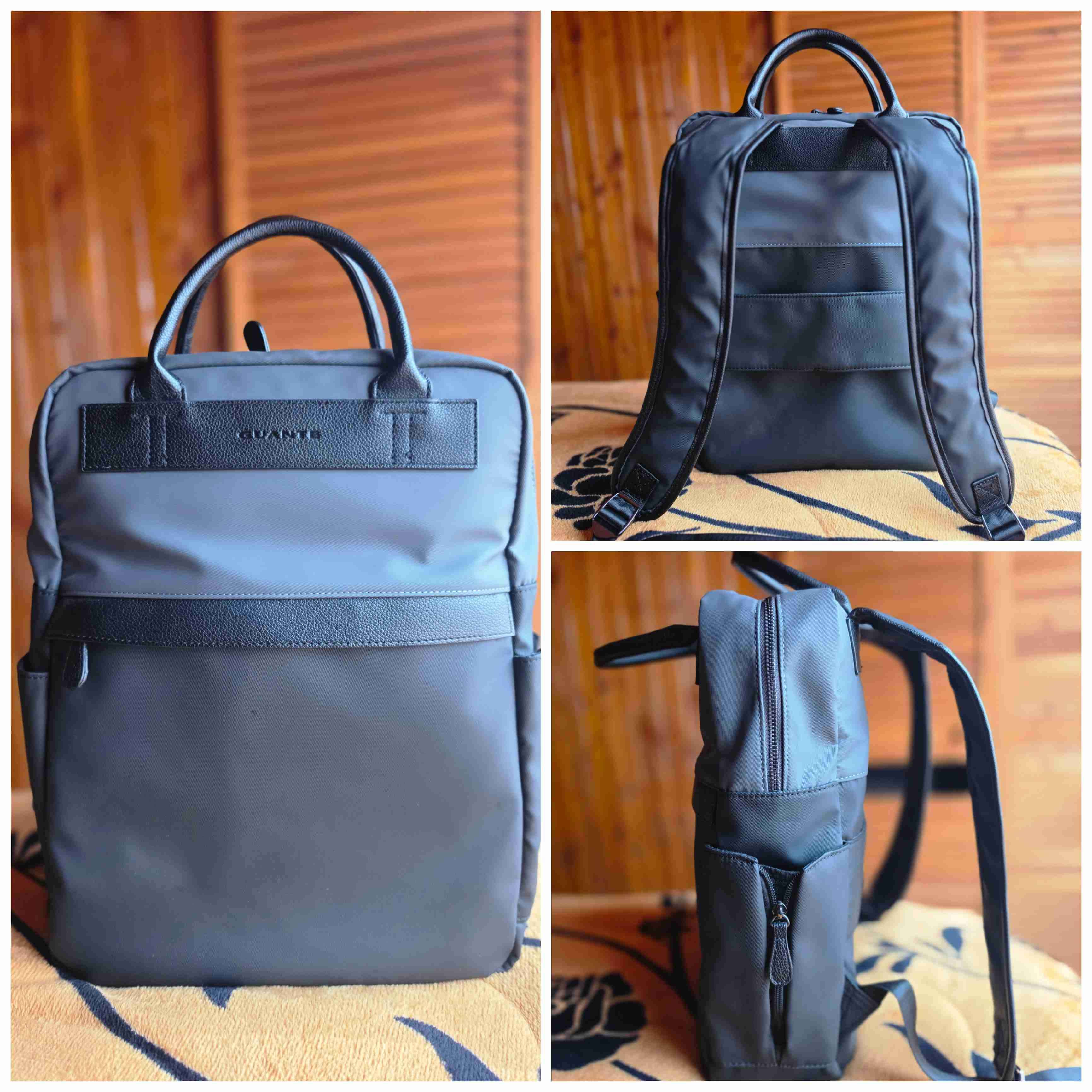 Mochila gris azulada estilo moderno - miniatura 4
