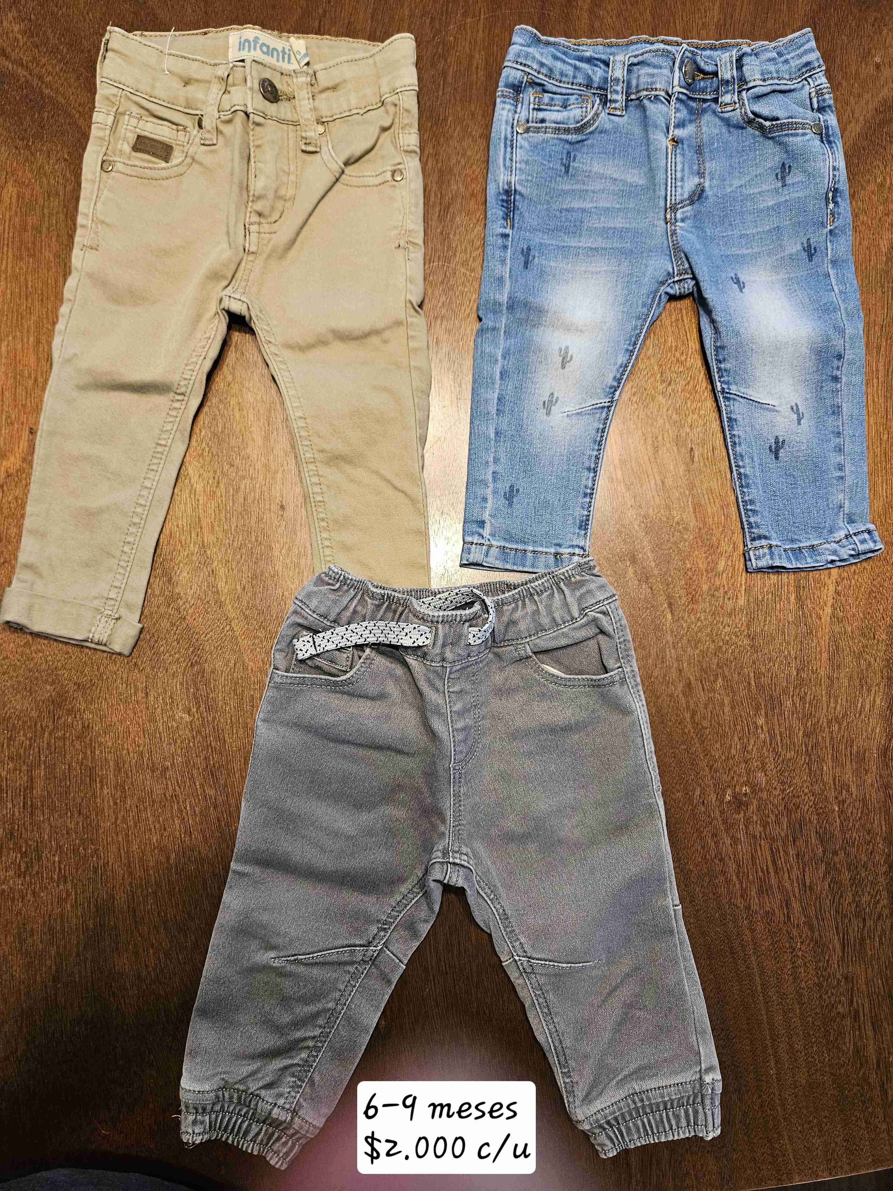 Pack Pantalones bebé colores vivos - miniatura 2