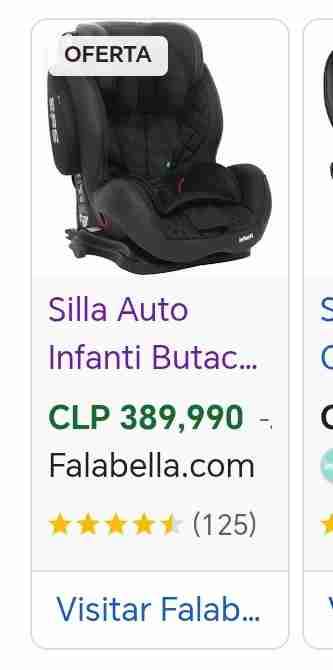 Silla de auto Infanti negra