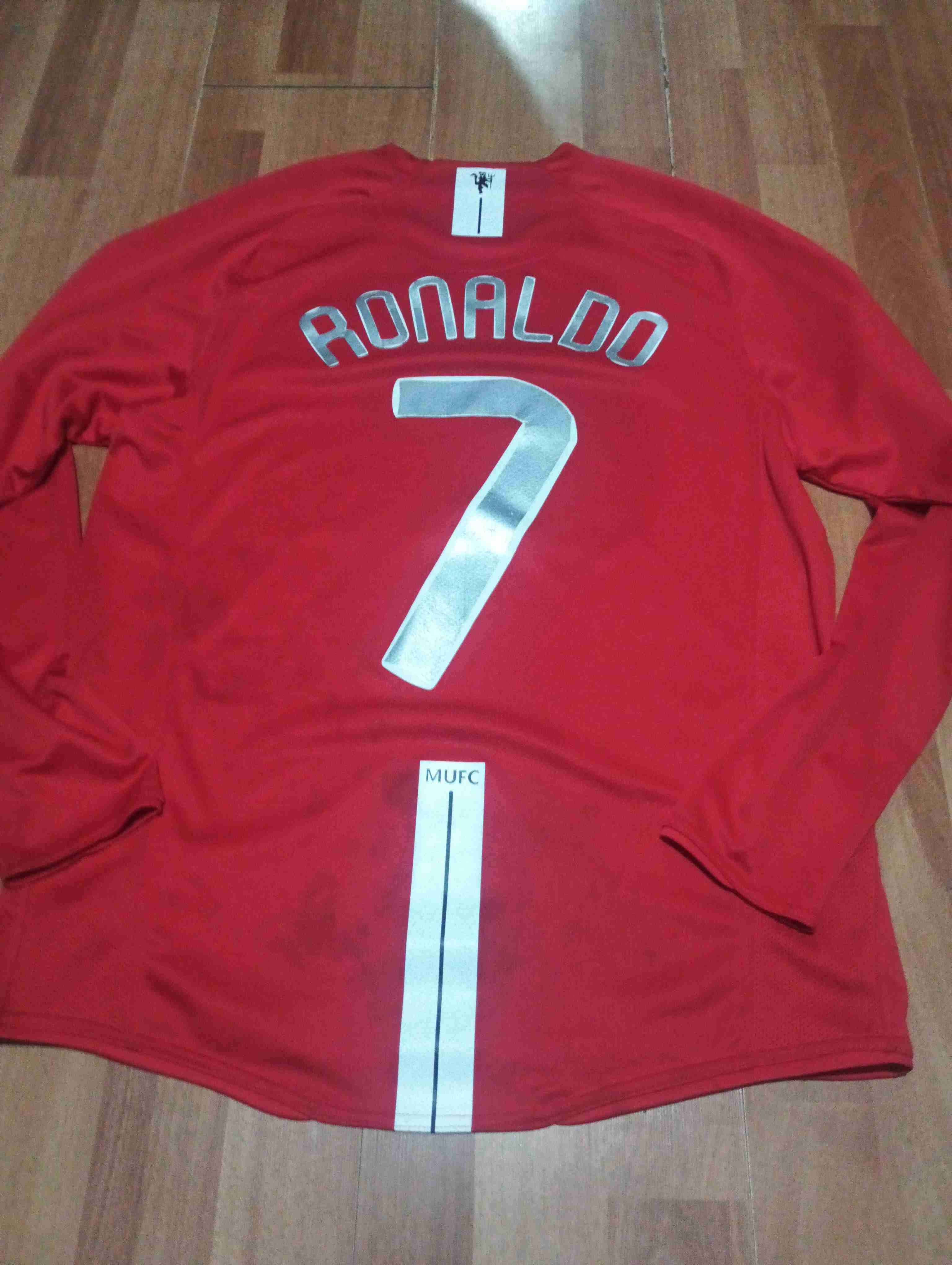 Polera Manchester United 2008 roja de cristiano Ro - miniatura 2