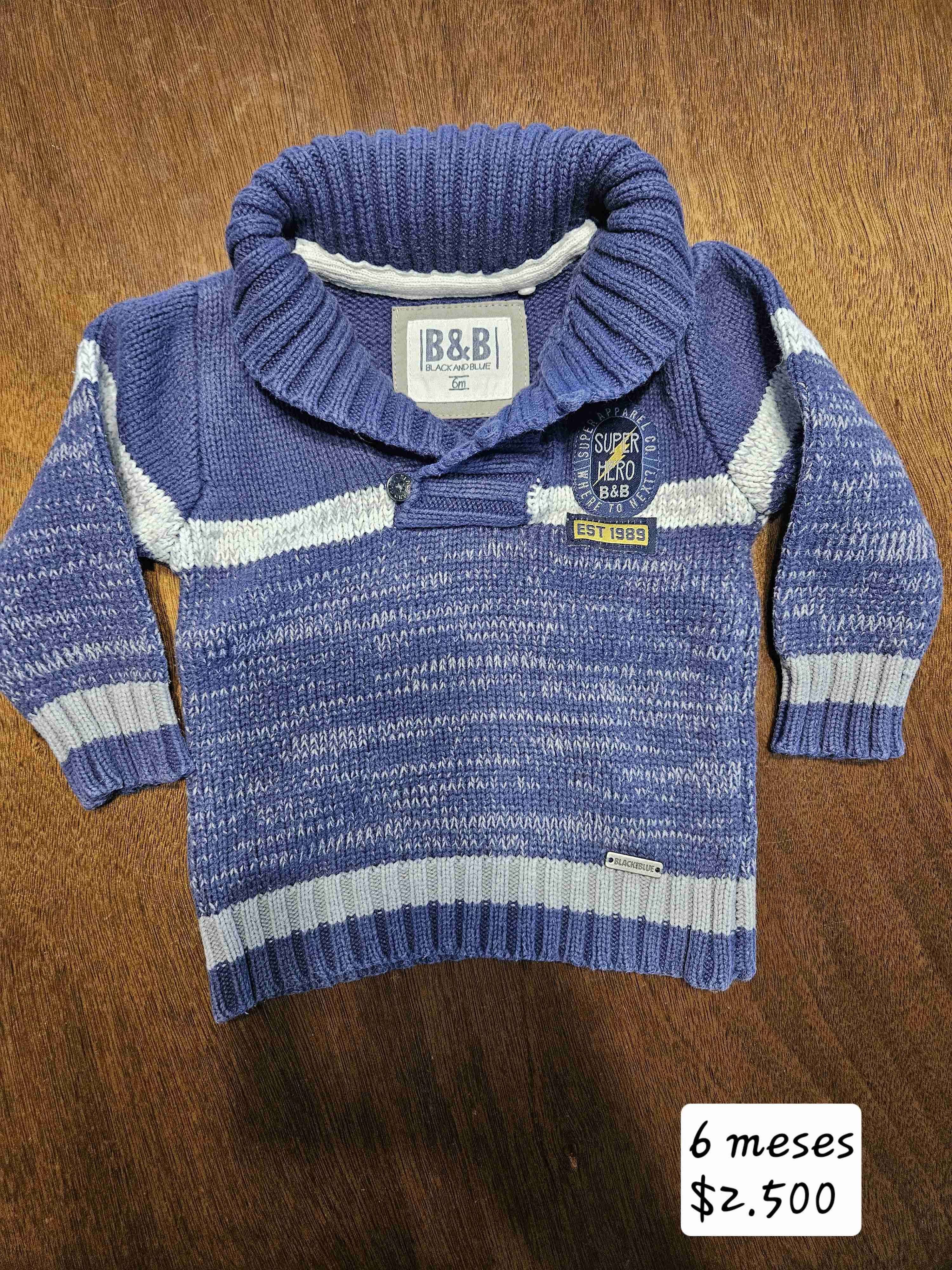 Pack Suéter bebé 6-9 meses - miniatura 3