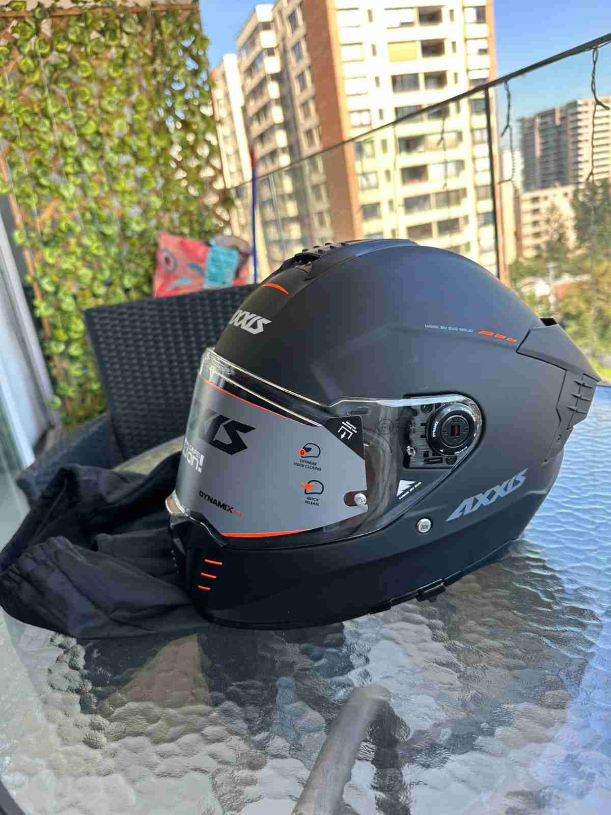 Casco Axxis negro XL - miniatura 2