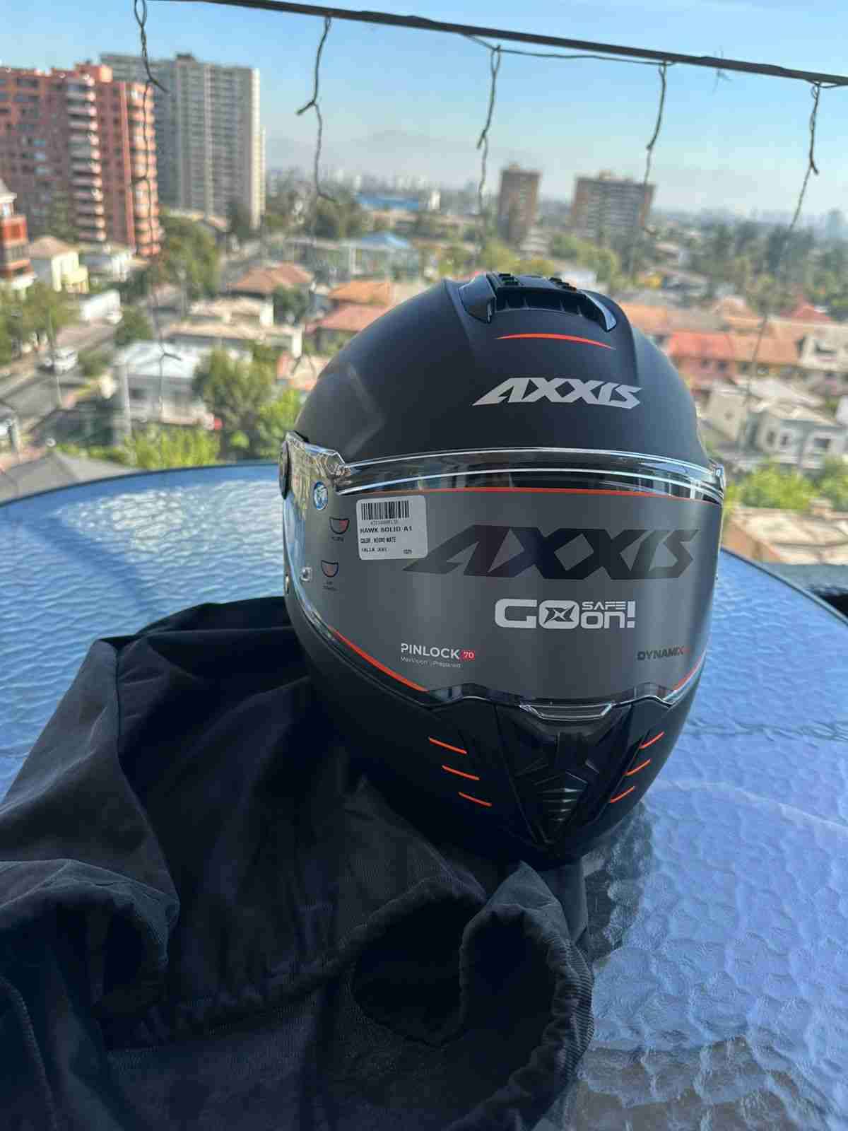 Casco Axxis negro XL - miniatura 3