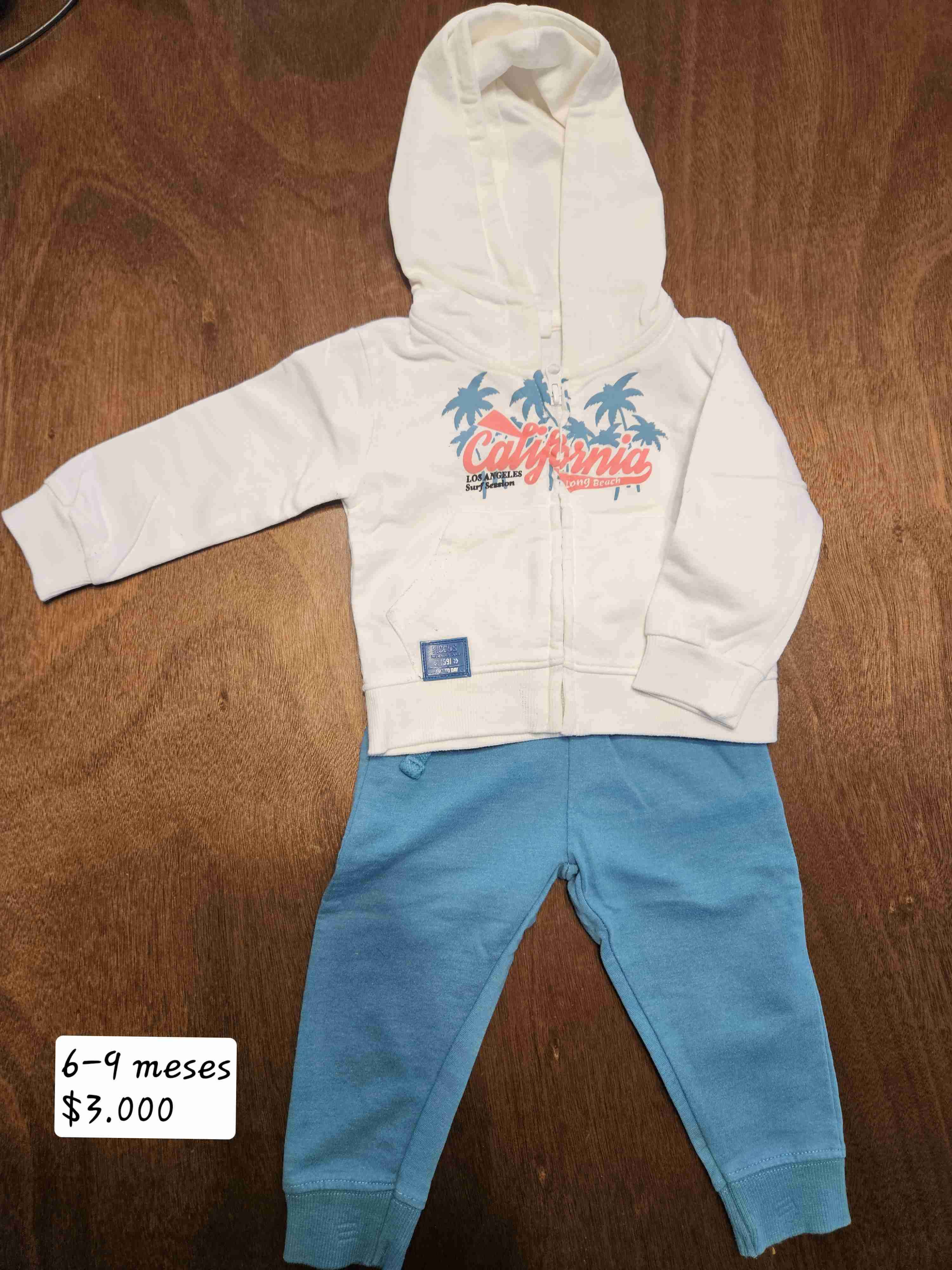 Conjunto bebé California 6-9m