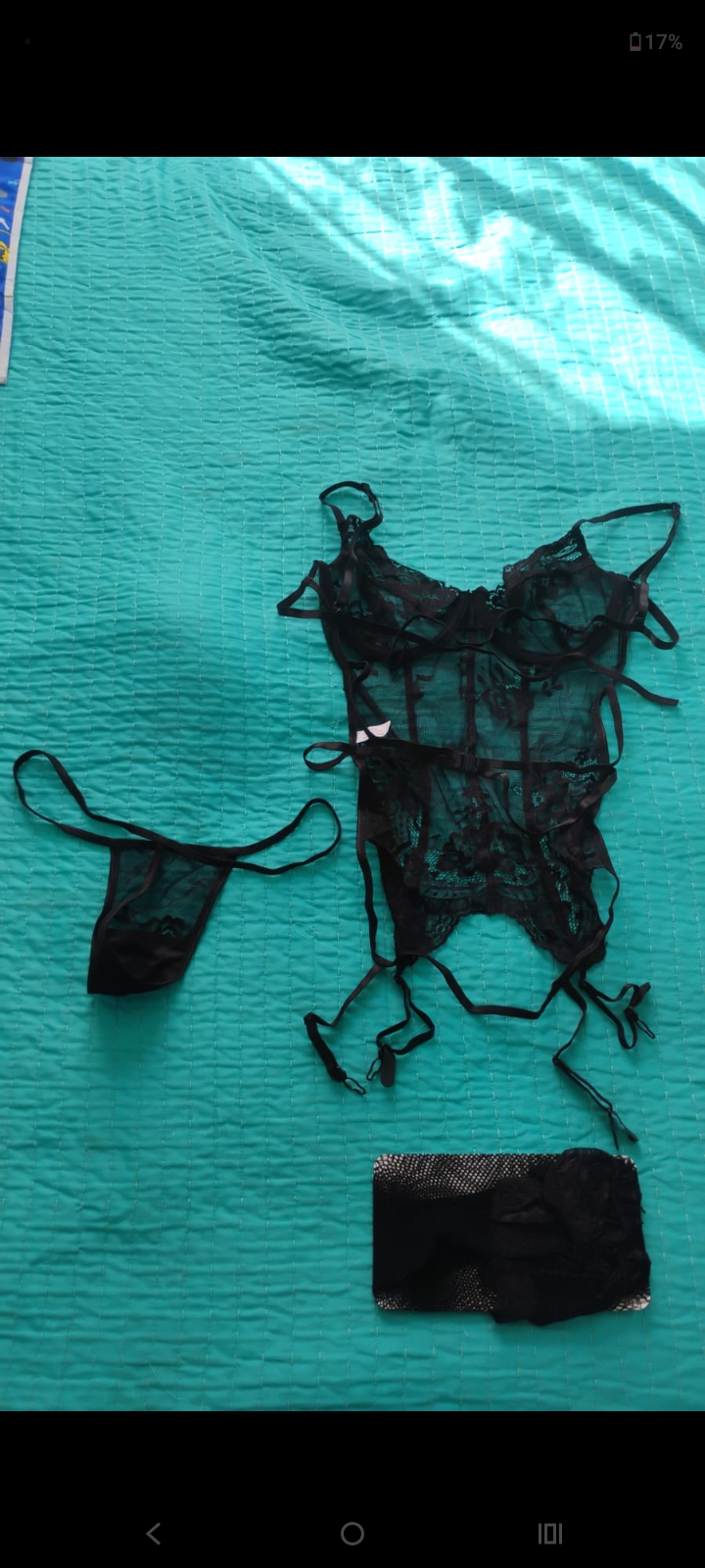 Sexy body de encaje negro - miniatura 2