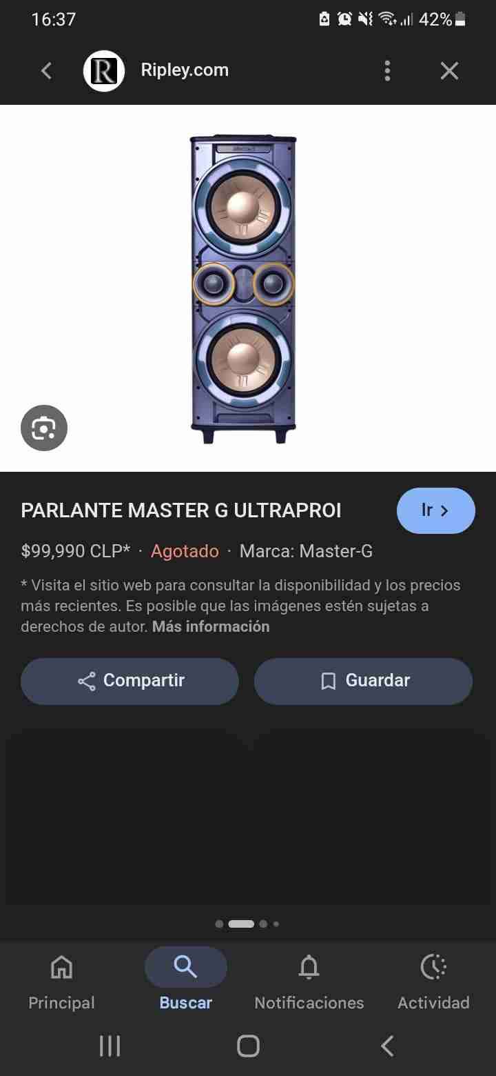 Parlante Master-G potente - miniatura 4