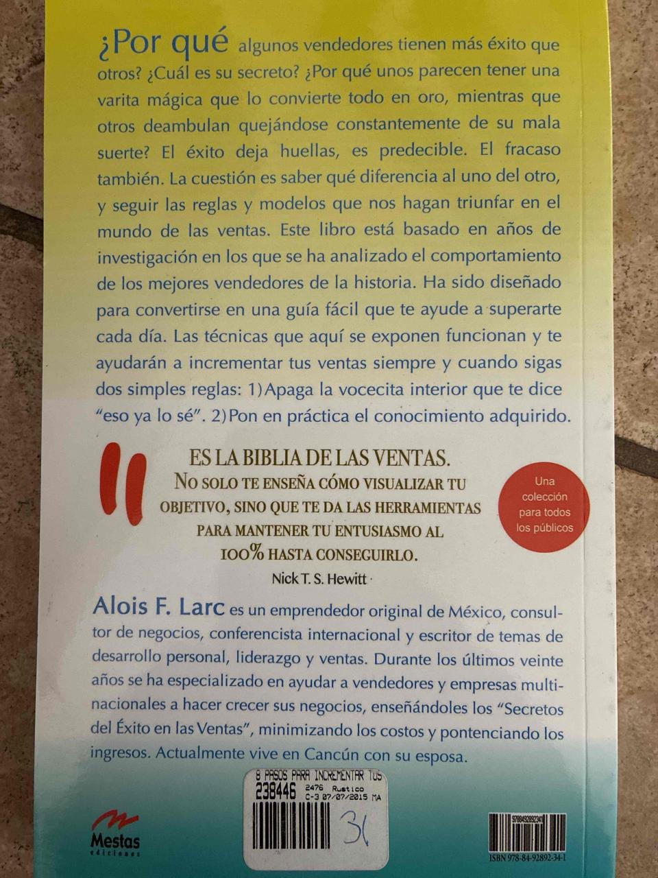 Libro 8 pasos ventas fácilmente - miniatura 2