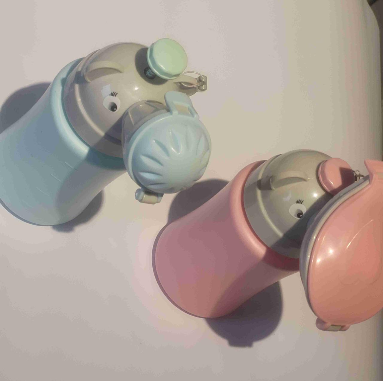 Botellas para bebé azul y rosa