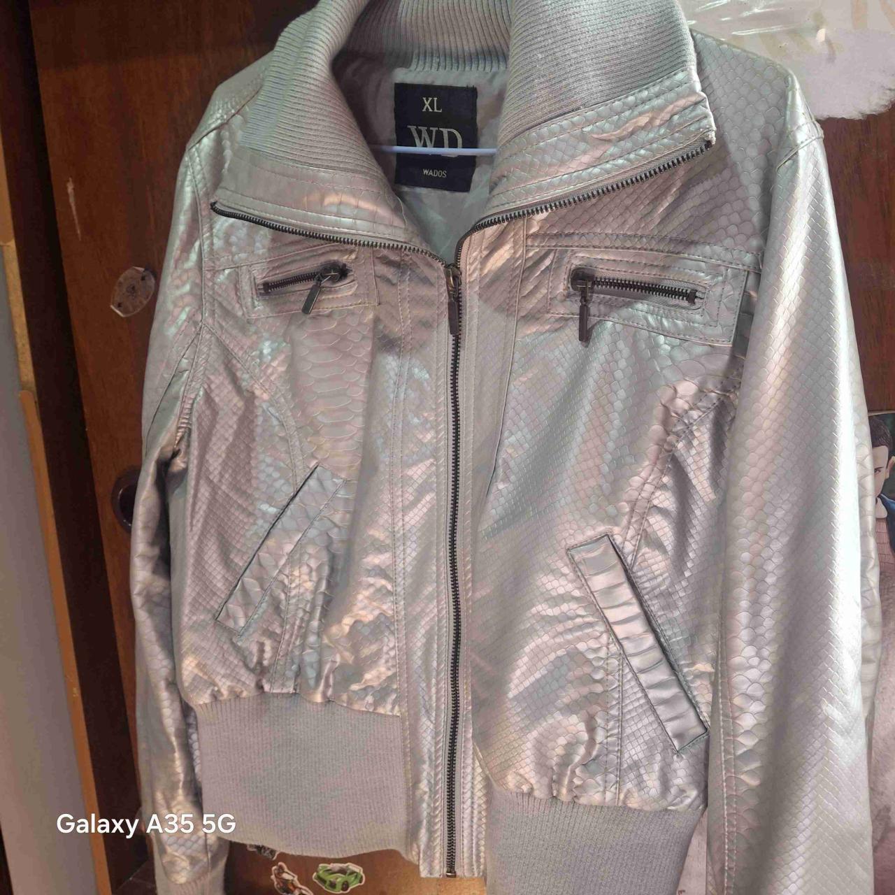 Chaqueta plateada WD talla XL - miniatura 2
