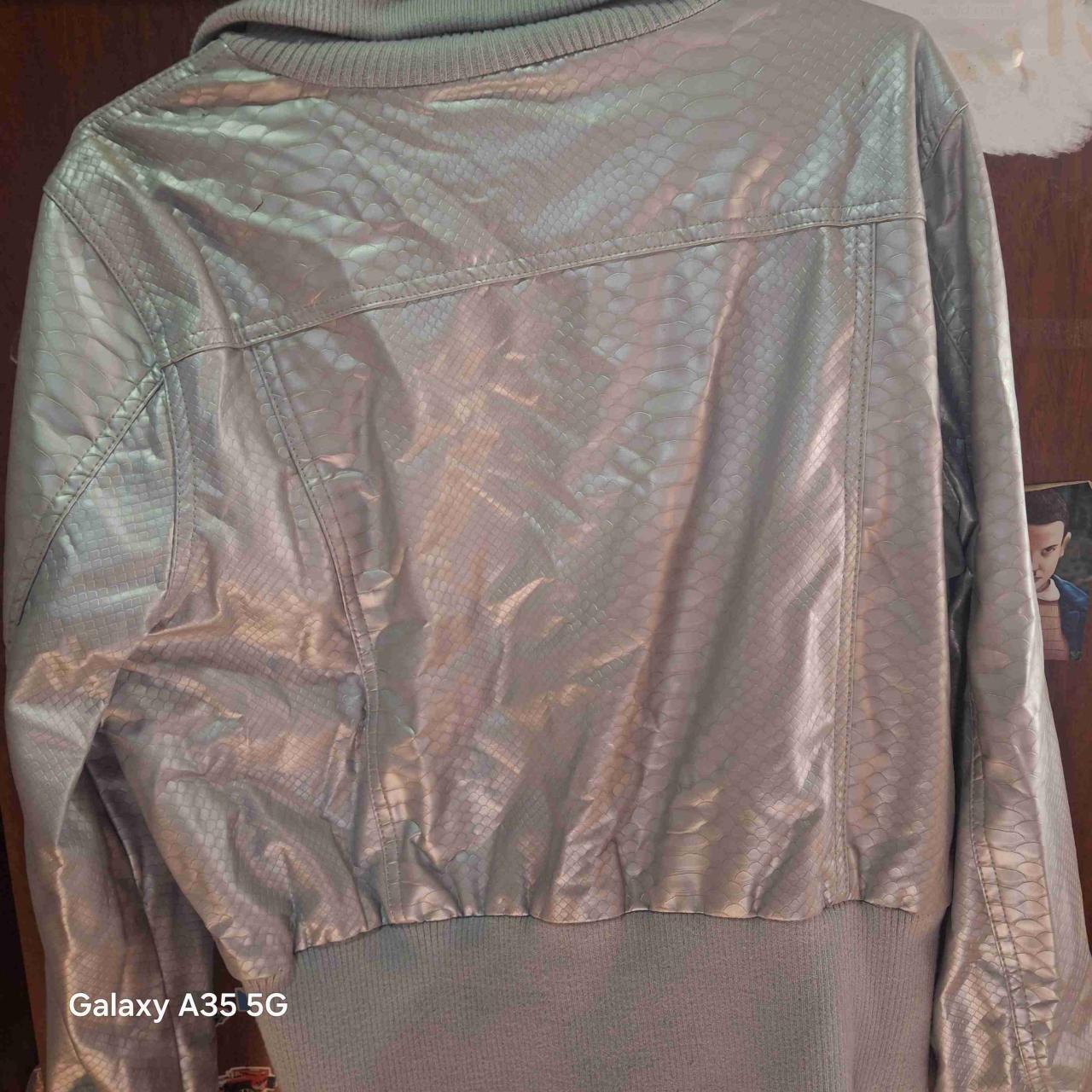 Chaqueta plateada WD talla XL - miniatura 3