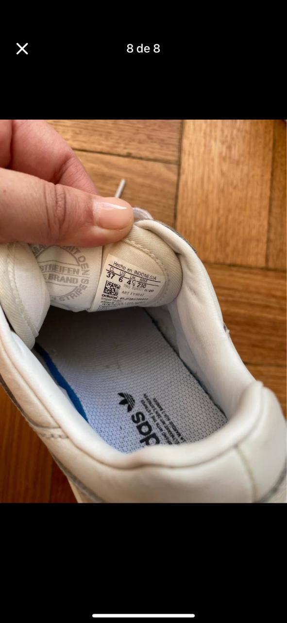 Zapatillas blancas Adidas forum low - miniatura 5