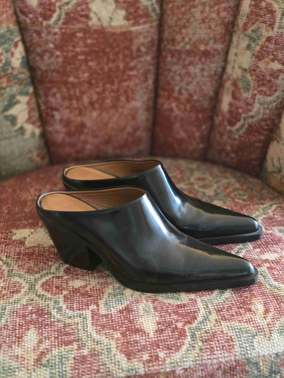 Zapatos negros de cuero Zara - miniatura 2