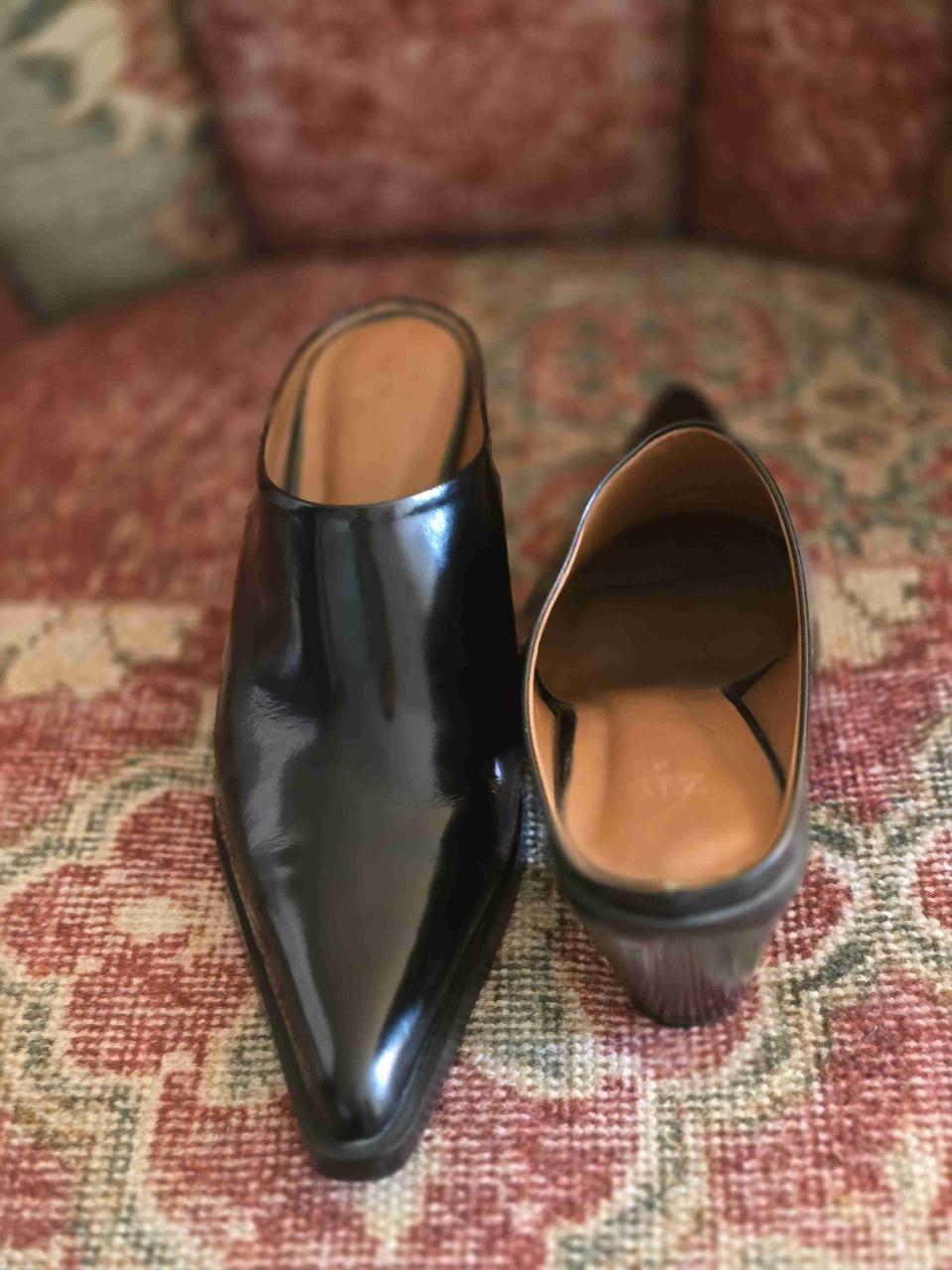Zapatos negros de cuero Zara - miniatura 3