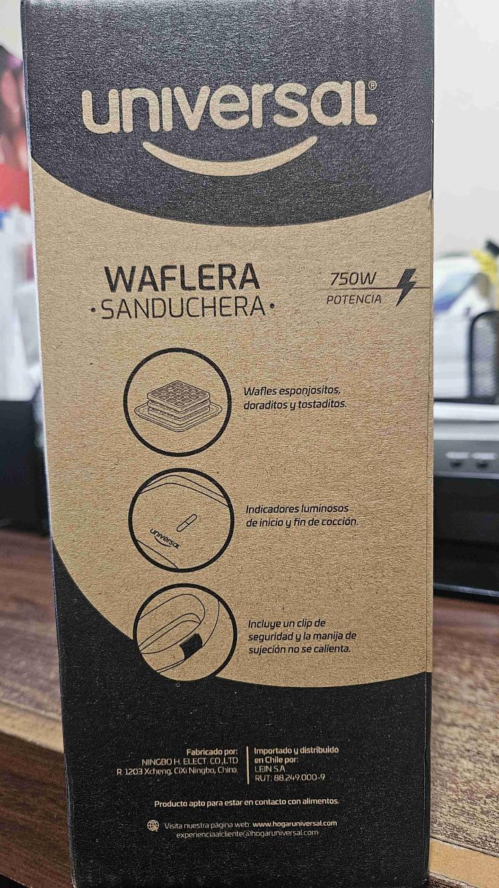 Waflera Sanduchera Universal - miniatura 3