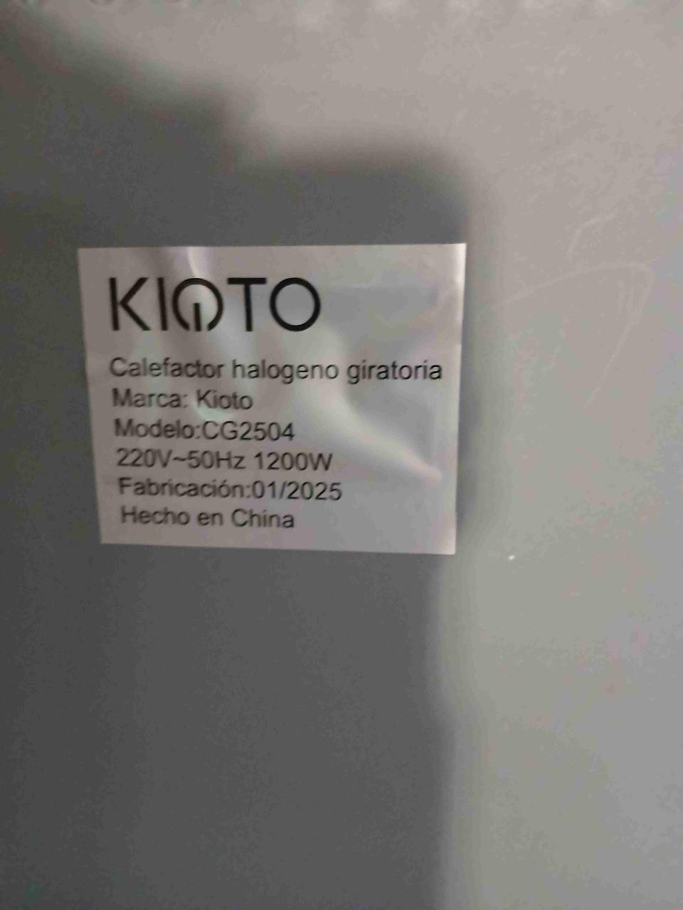 Calefactor eléctrico KIOTO - miniatura 2