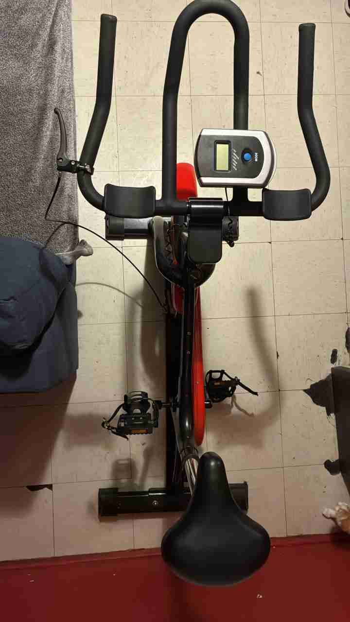 Bicicleta estática LARSEN roja - miniatura 2
