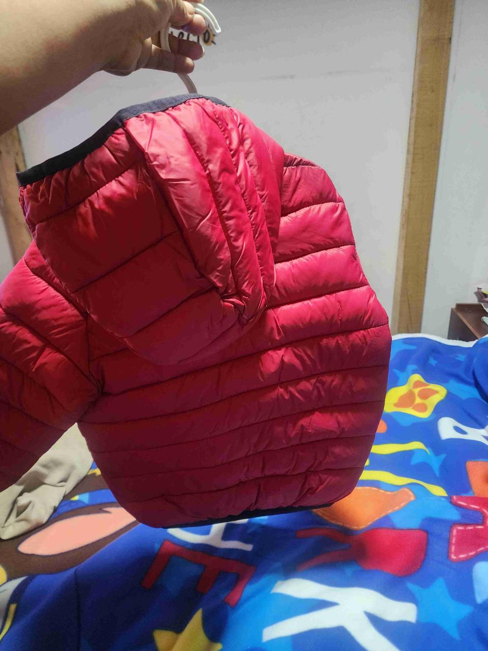 Chaqueta inflada roja infantil - miniatura 5