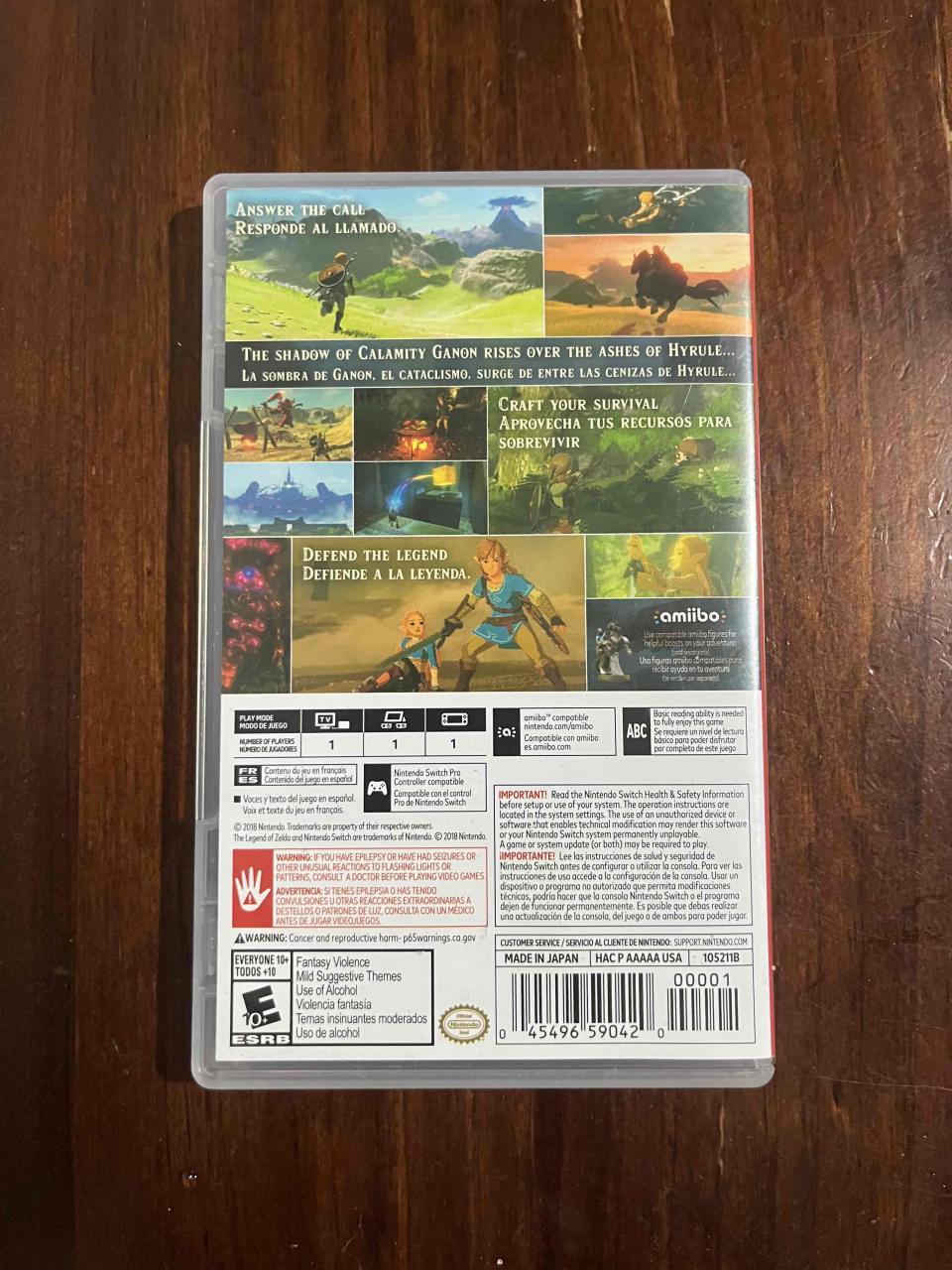 Juego Zelda: Breath of the Wild Switch - miniatura 3