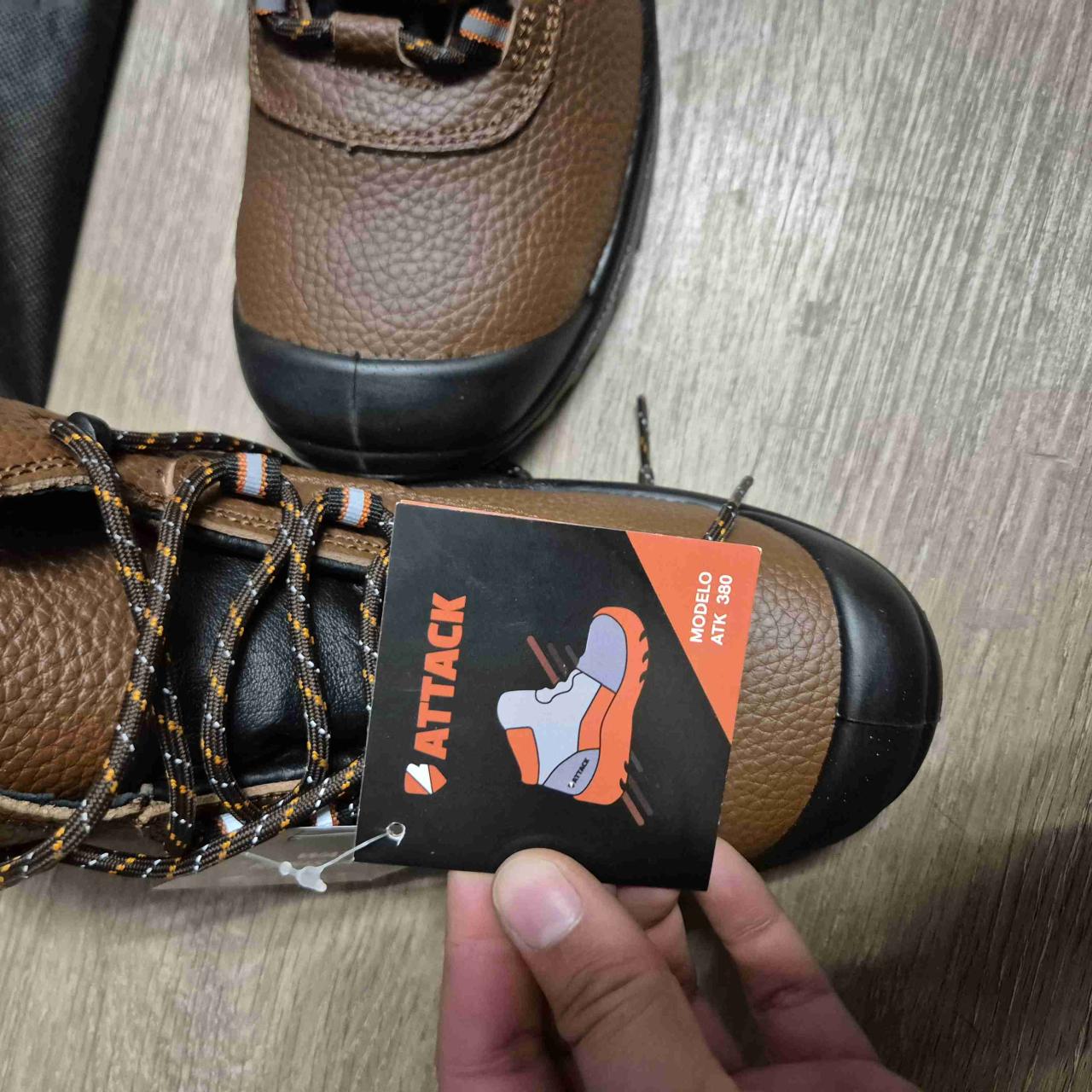 Botas de seguridad Attack marrones - miniatura 3