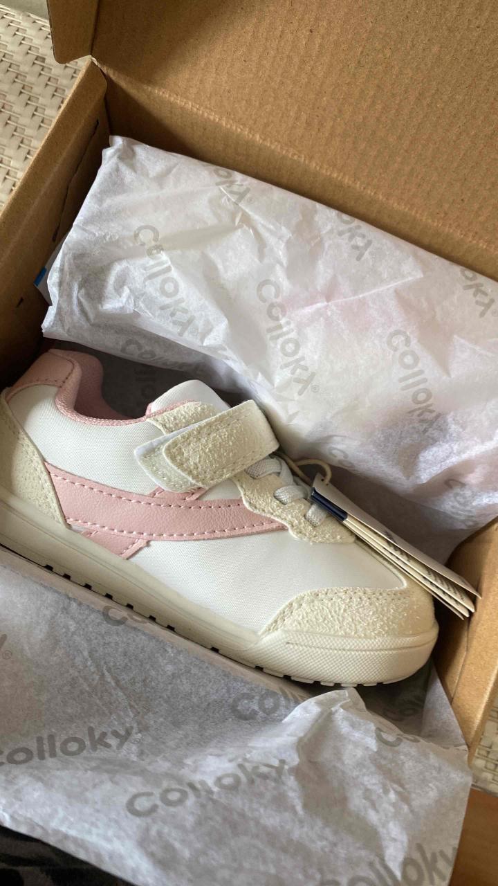 Zapatillas blancas con rosa - miniatura 4