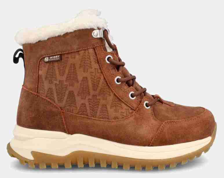 Botas de invierno marrón con forro