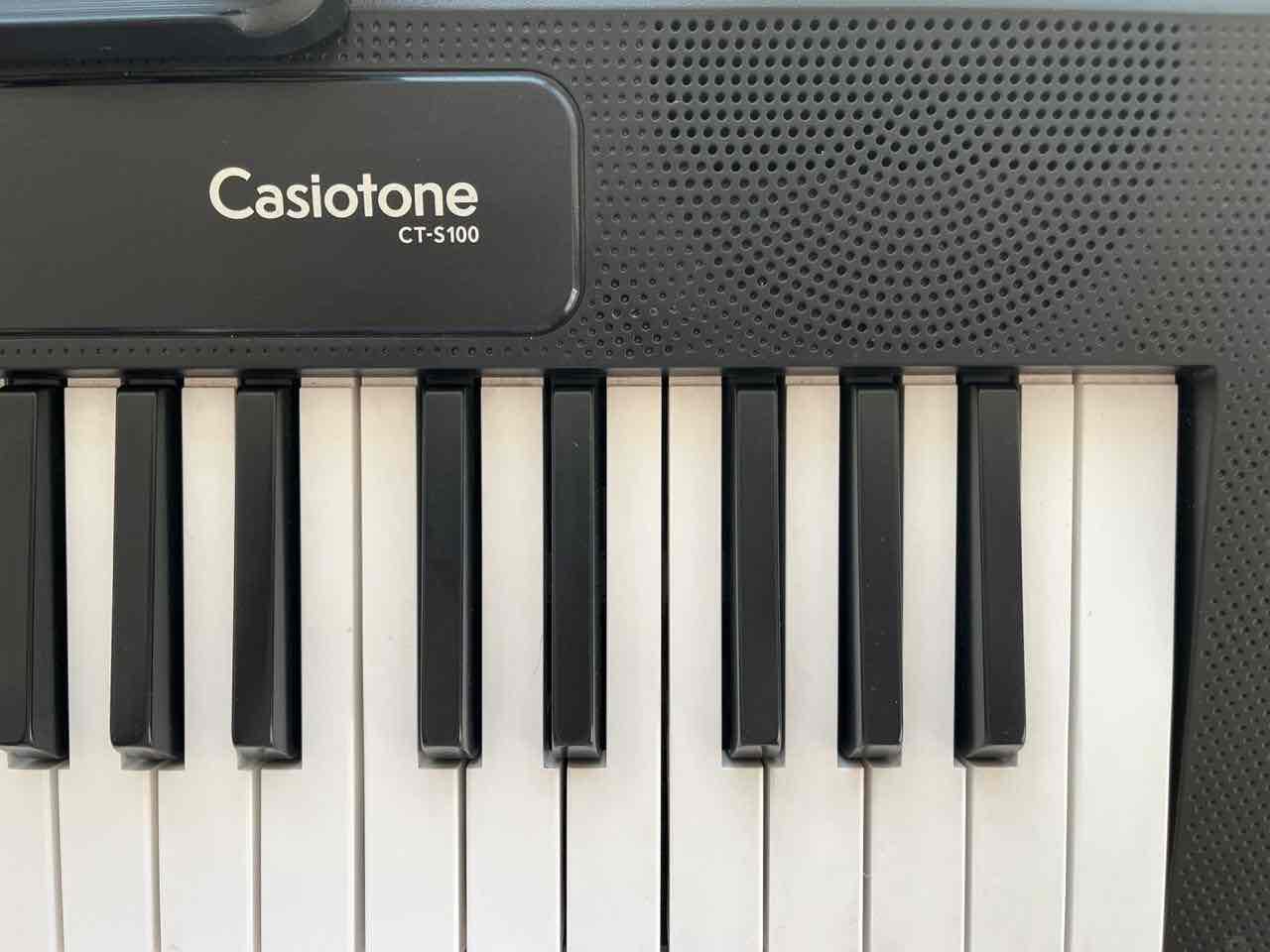 Teclado Casio Casiotone negro CT-S100 - miniatura 2