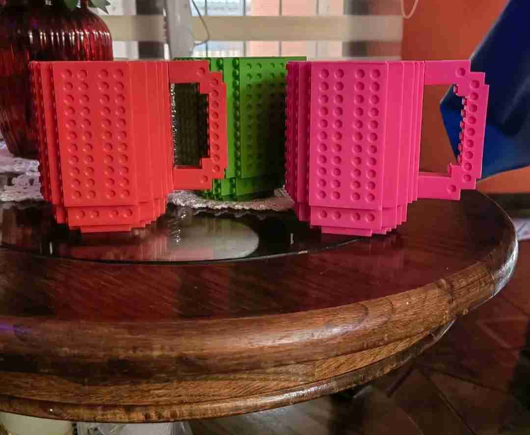 Mug estilo Lego