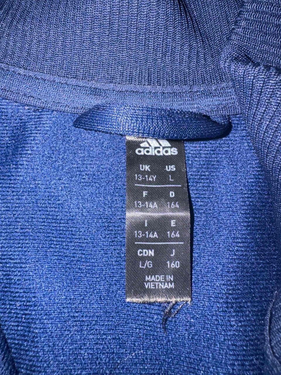 Chaqueta deportiva azul Adidas - miniatura 2